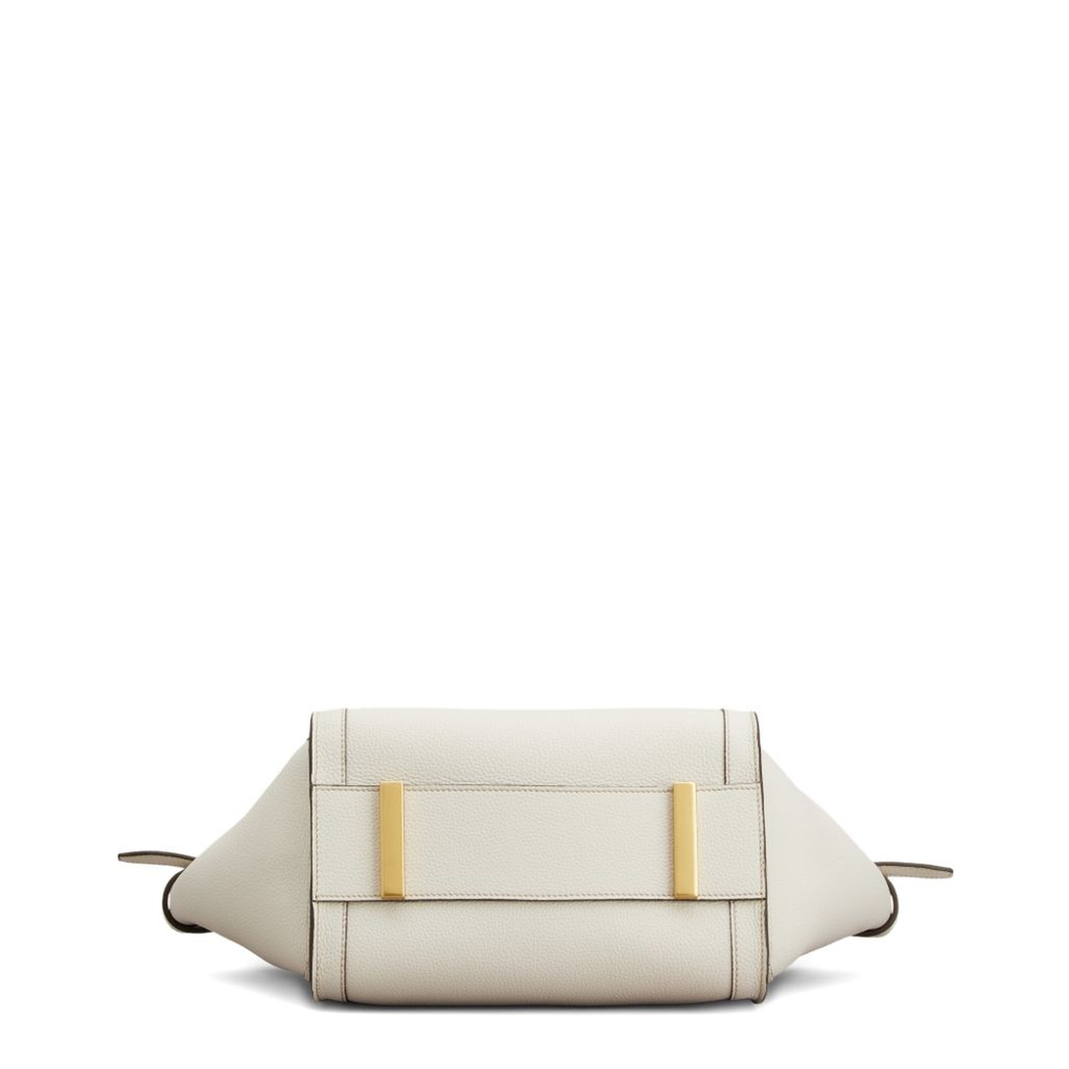 T Timeless Medium Calf Leather Tote - White - Image 2