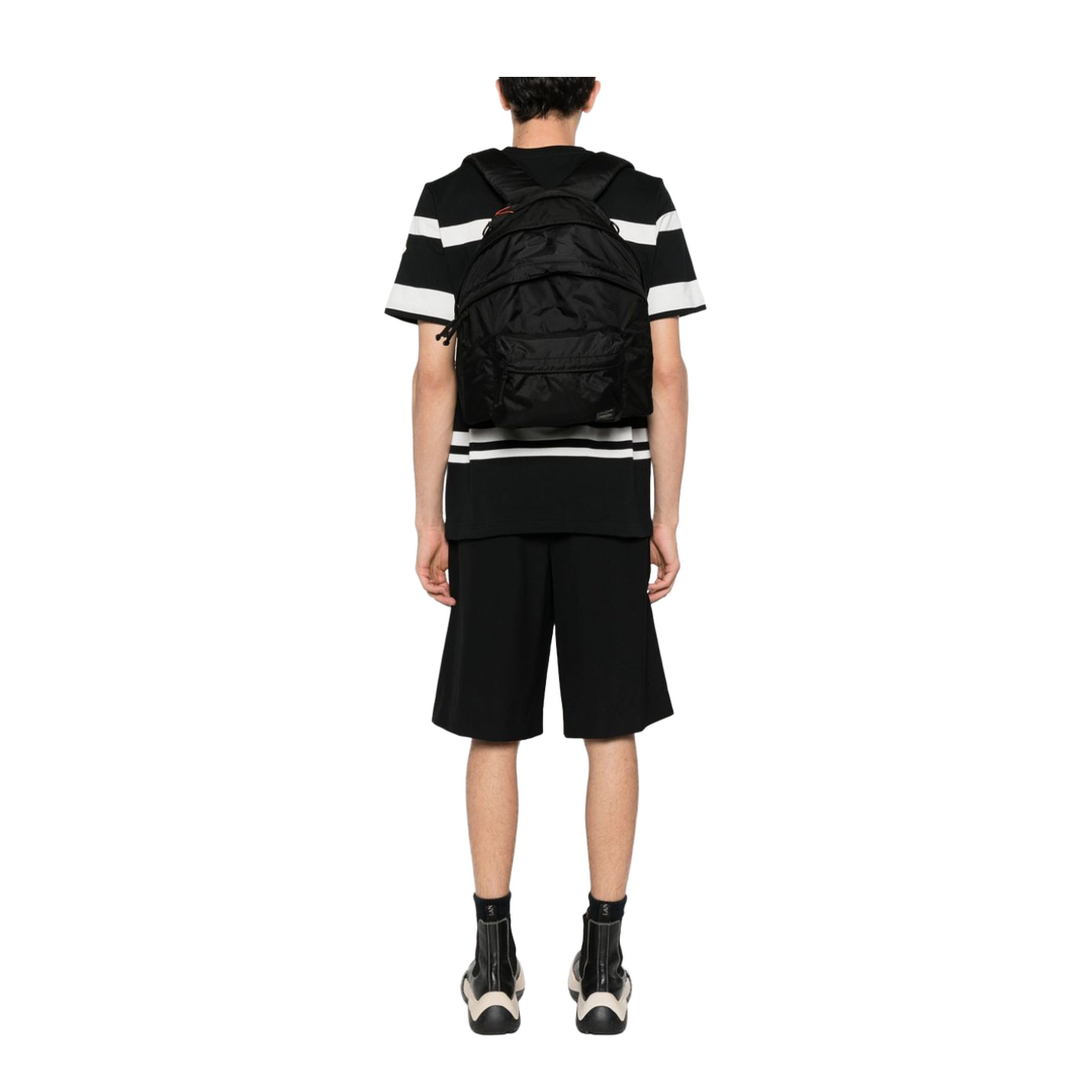 Double Pack Small Nylon Ripstop Daypack - Black - Image 5