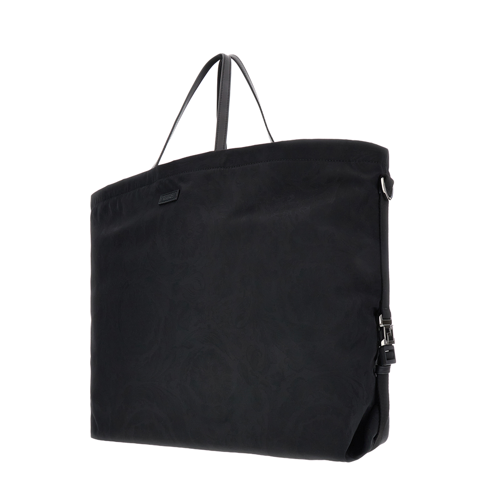 La Medusa Nylon Tote - Black - Image 2