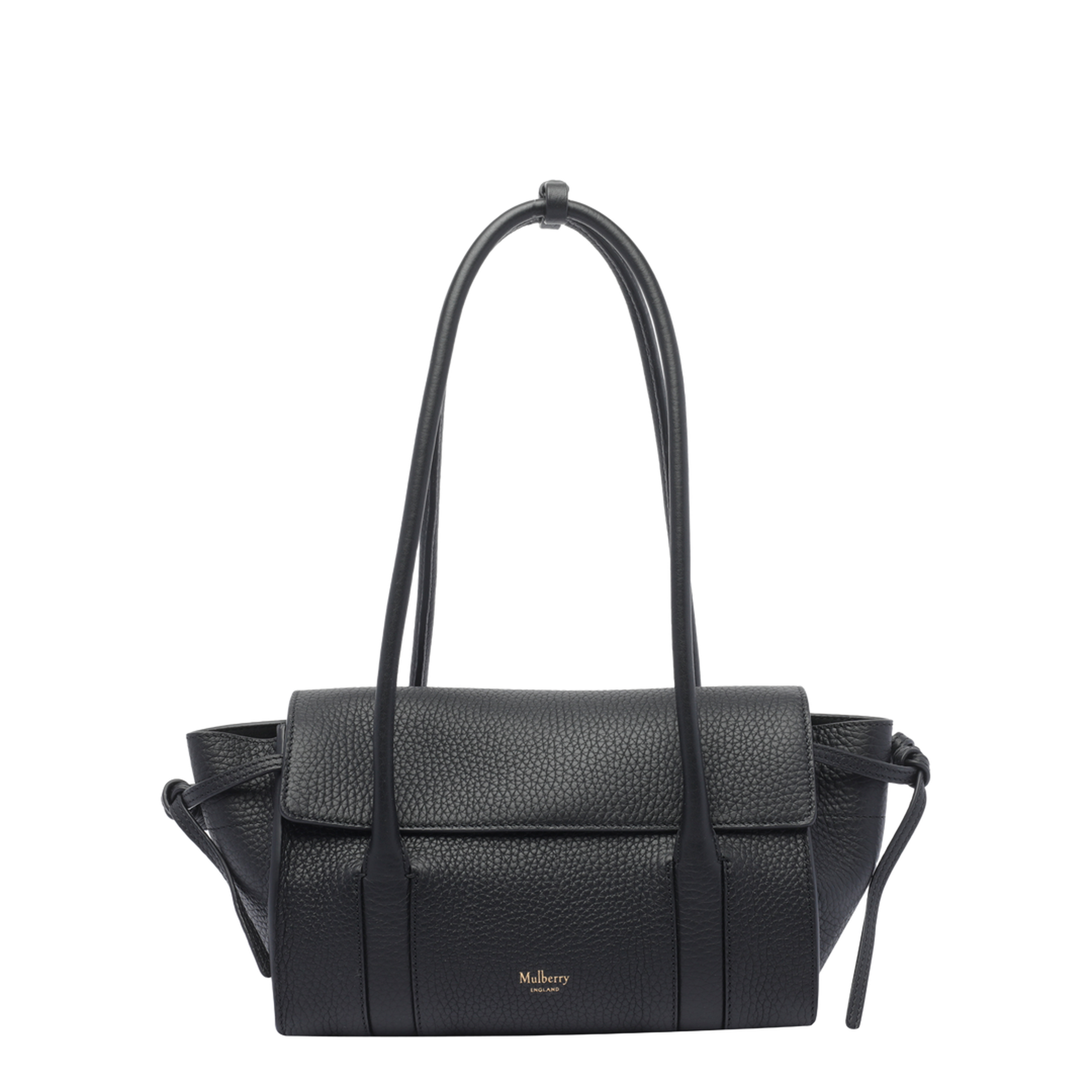 Bayswater Mini Calf Leather Shoulder Bag - Black - Image 1