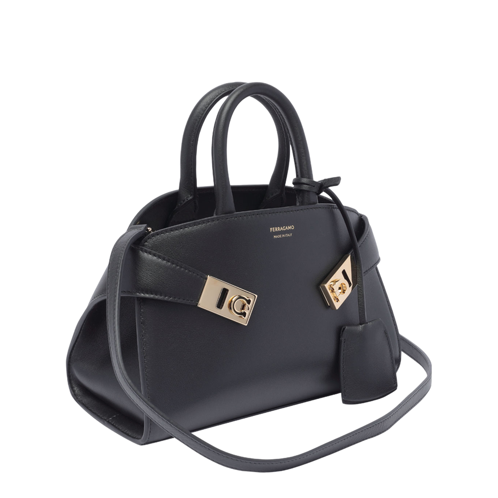 Black Leather Bag - Image 2