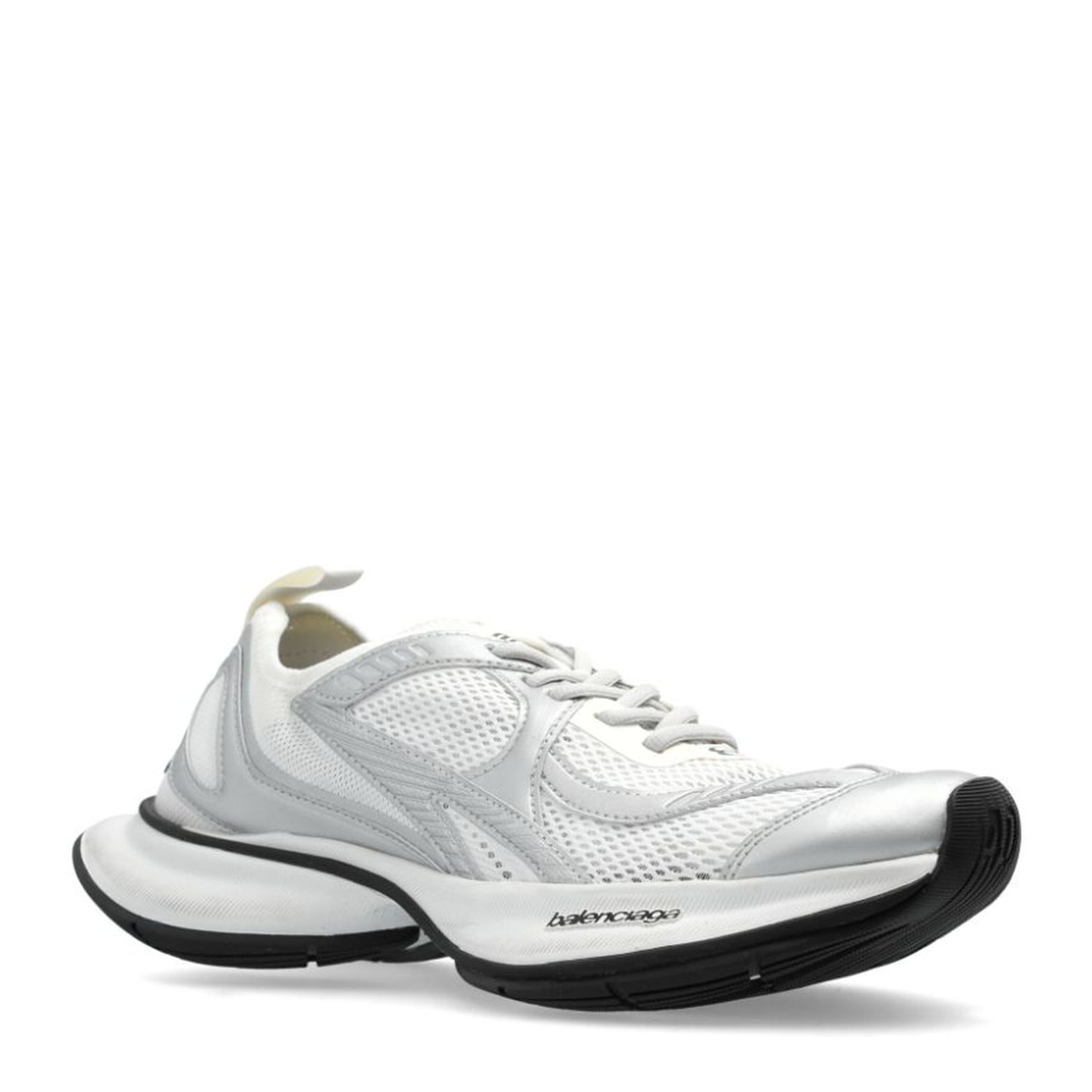 Circuit Sneaker in White/Silver - Image 5