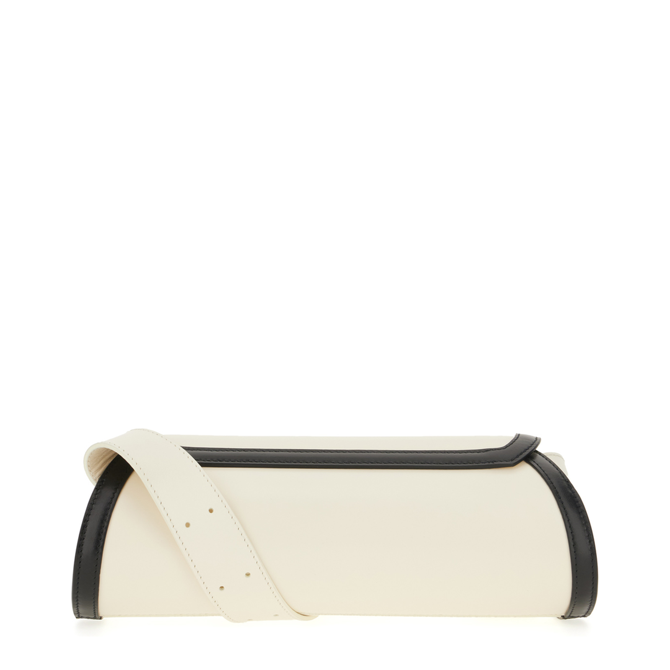 Two-tone Leather Small Cannolo Shoulder Bag - Image 2