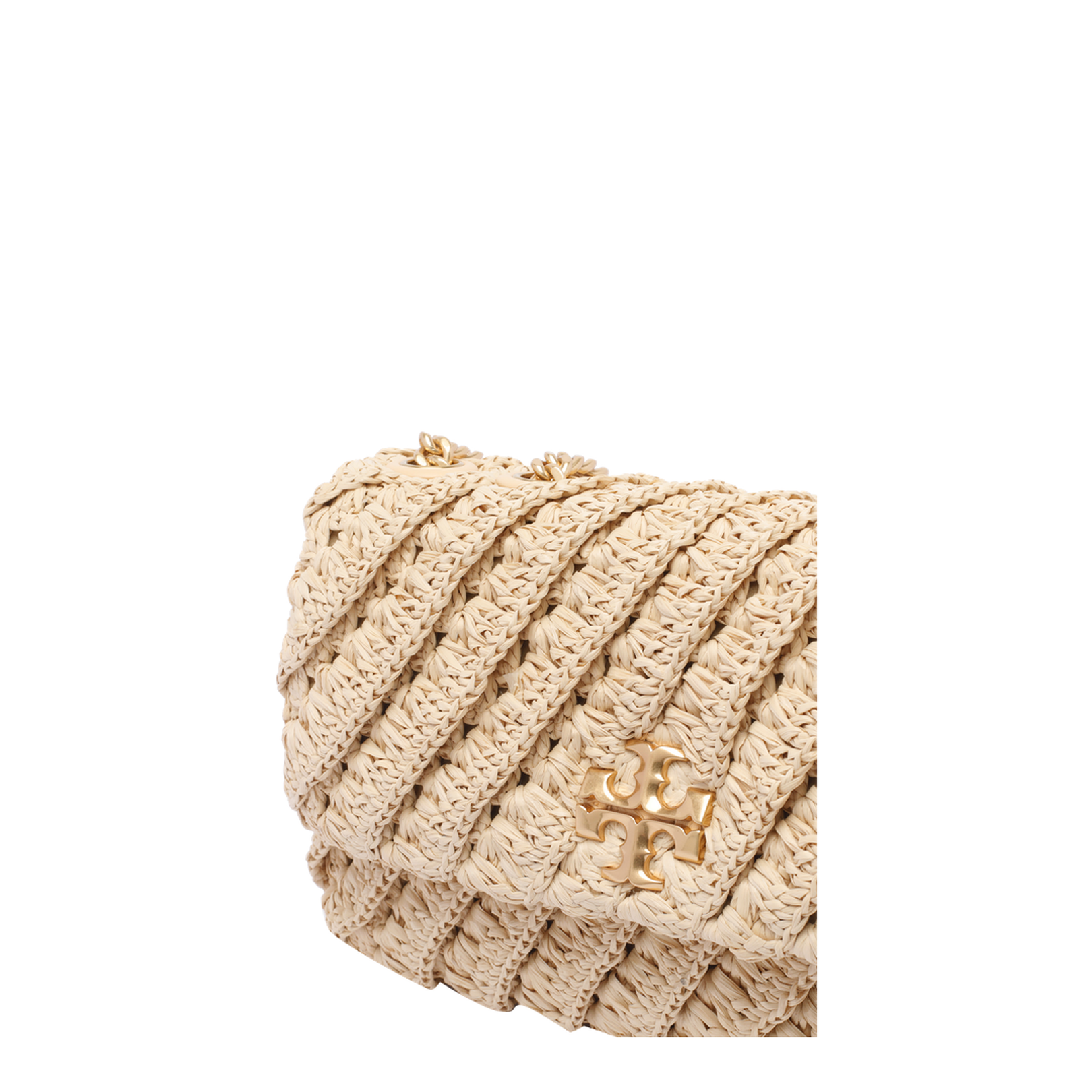 Natural Small Kira Woven Convertible Shoulder Bag - Image 4