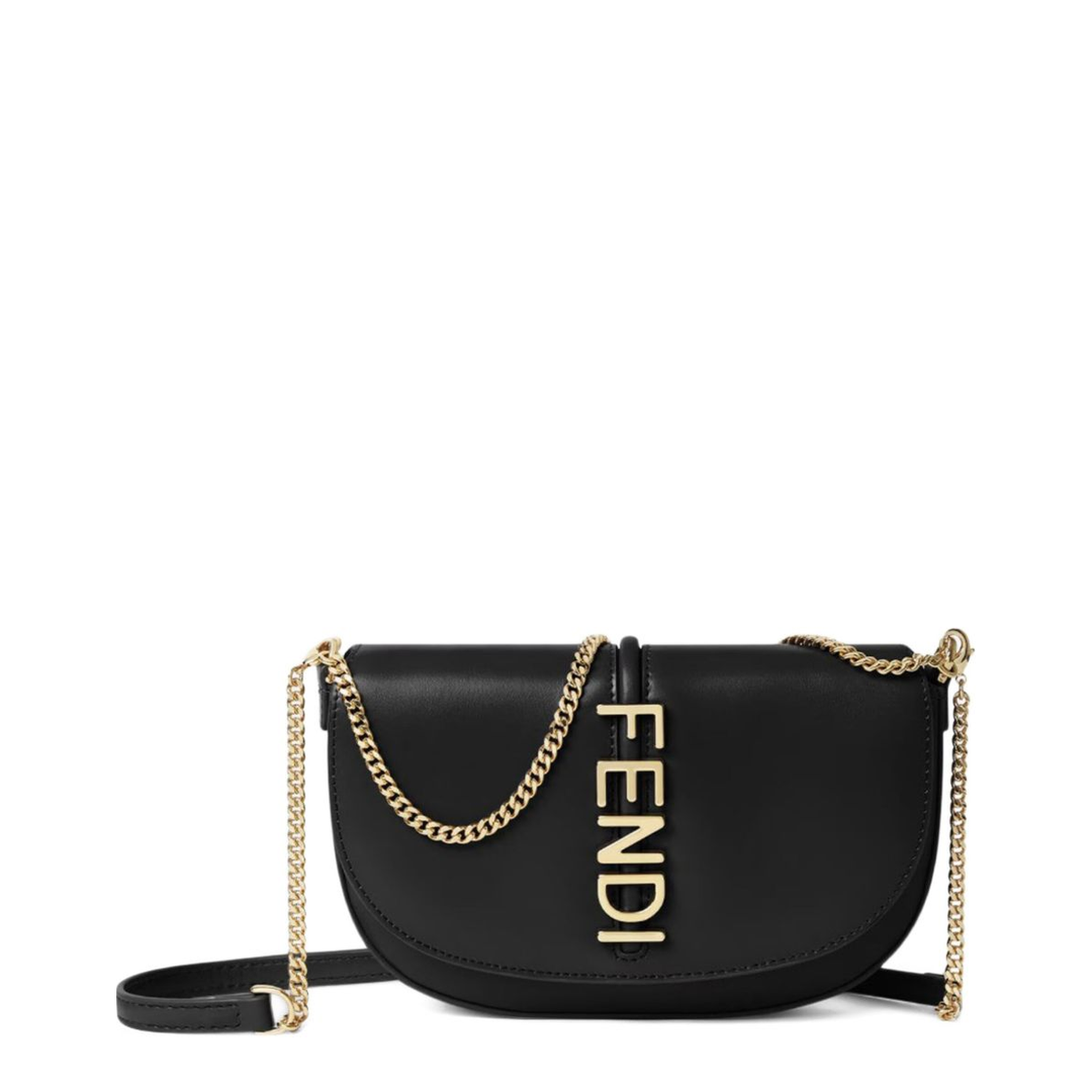 Fendigraphy Wallet on Chain
Black leather wallet - Image 1