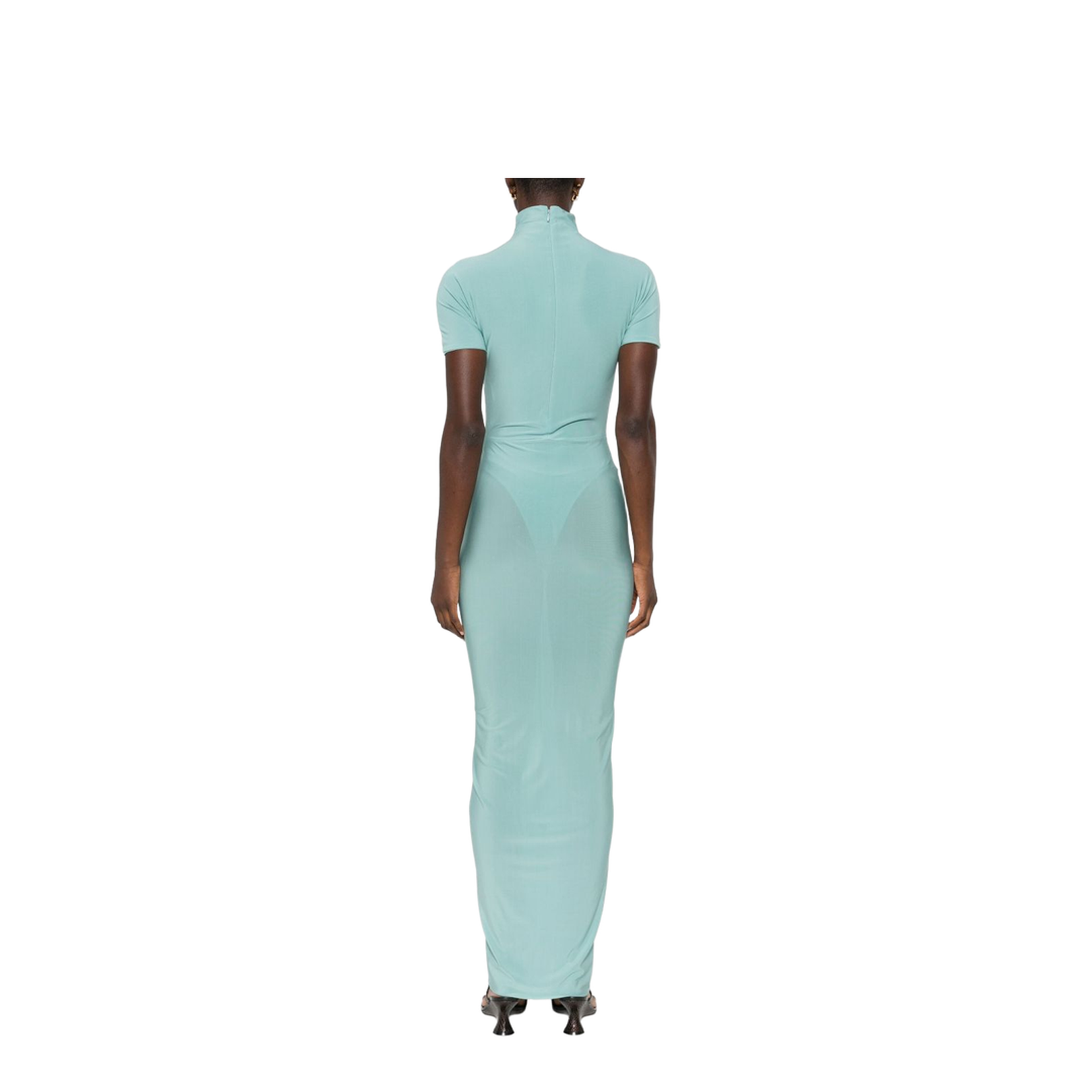 Blue Bodysuit Dress - Image 2