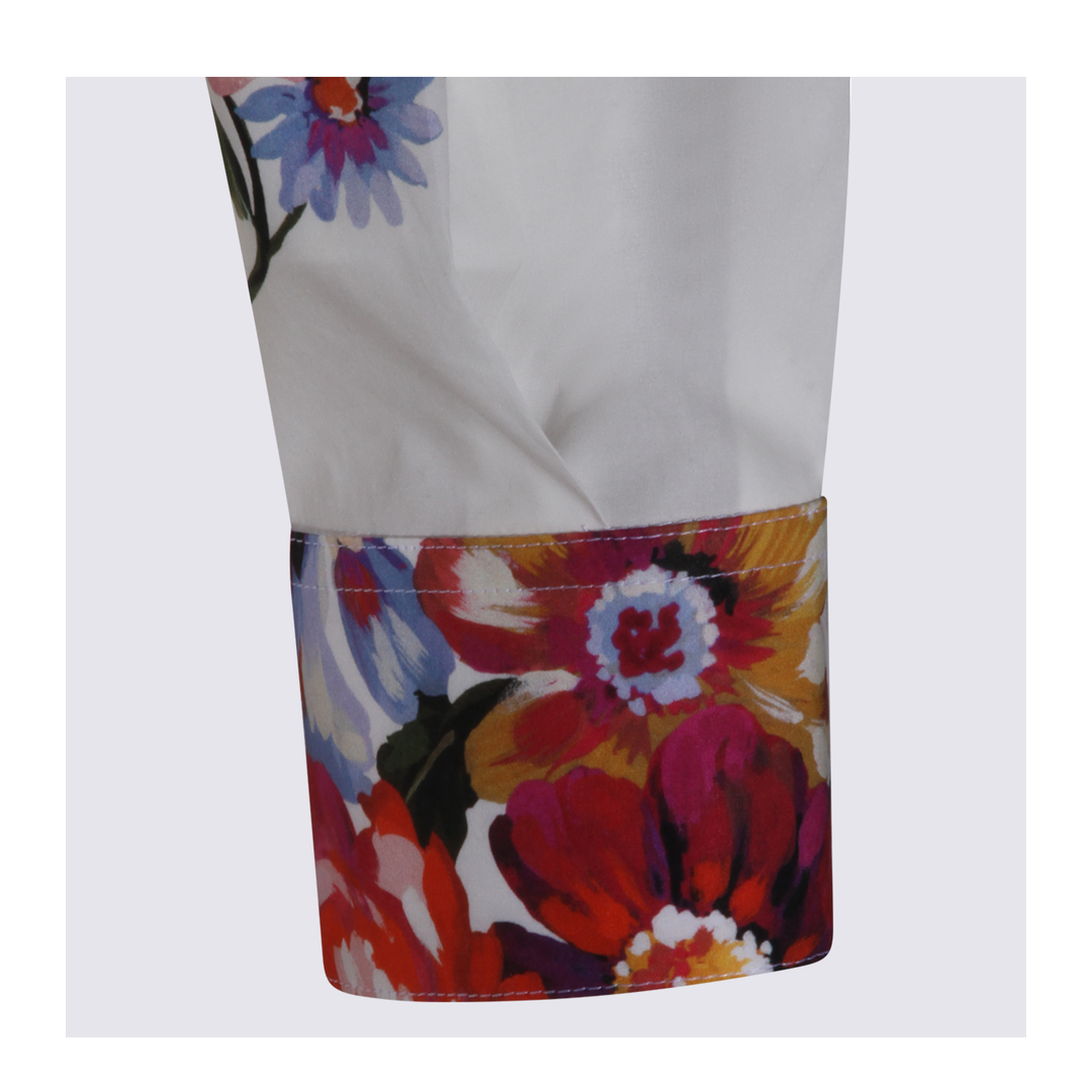 Floral Print Crop Shirt - Image 7