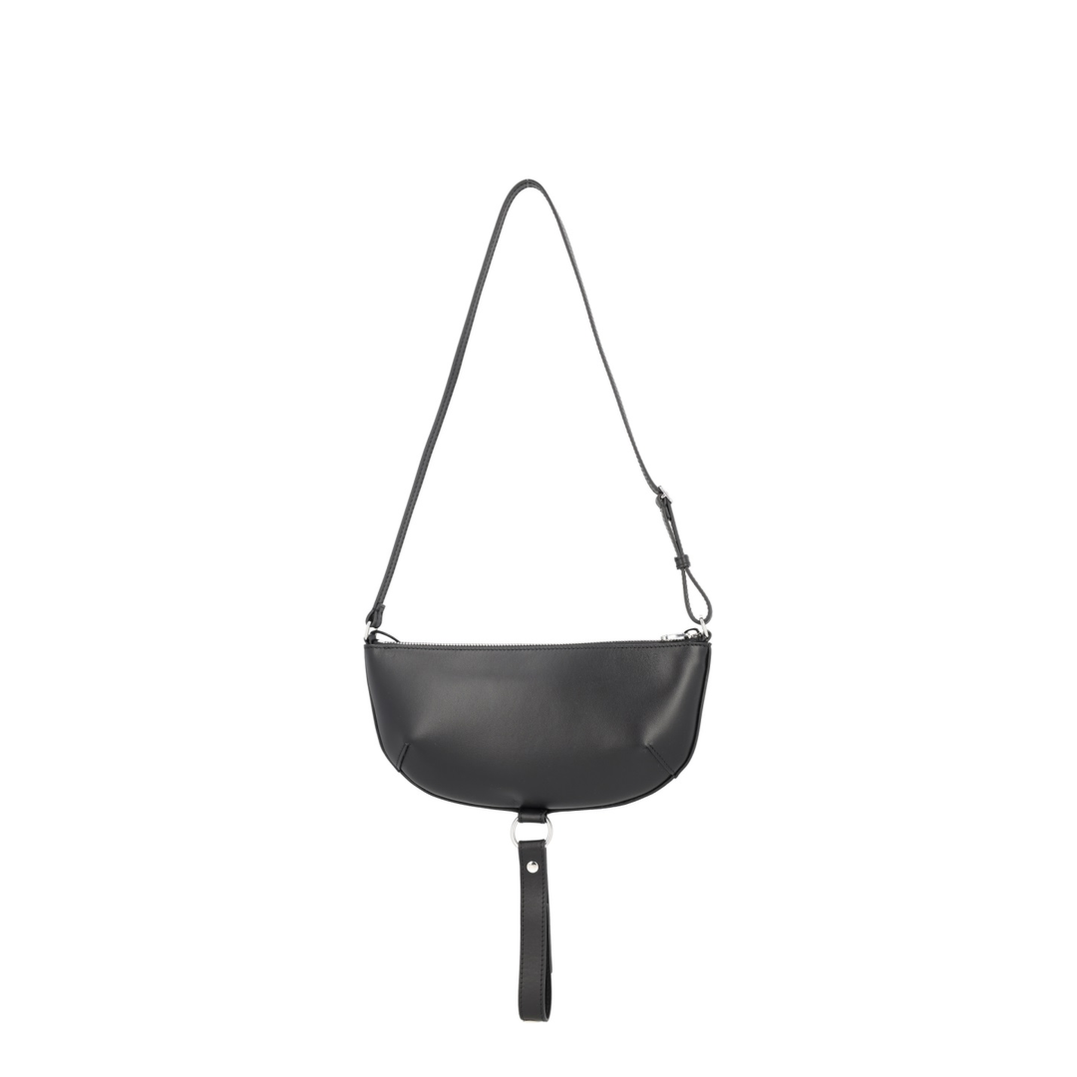 Holy Eclipse Medium Calf Leather Shoulder Bag - Black - Image 3