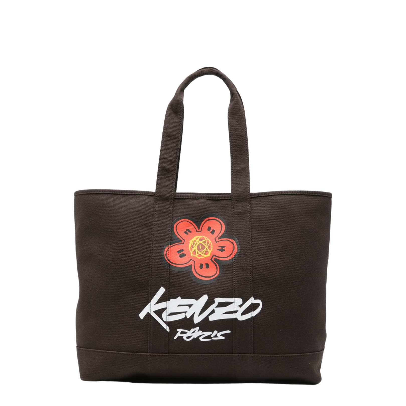 Futura 2000 One Size Canvas Tote - Dark Brown - Image 1