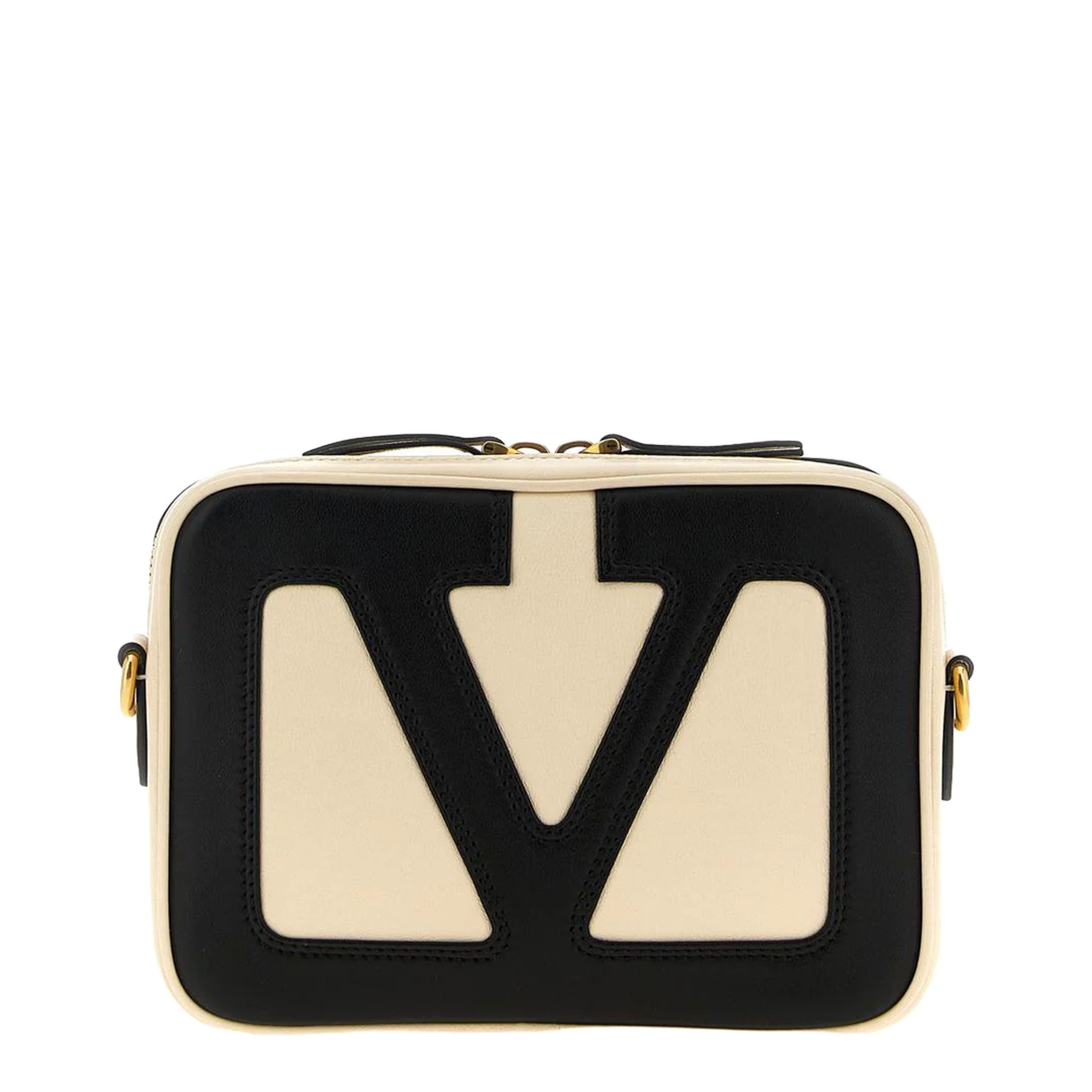 Viva Superstar Nappa Leather Crossbody - Butter/Black - Image 1