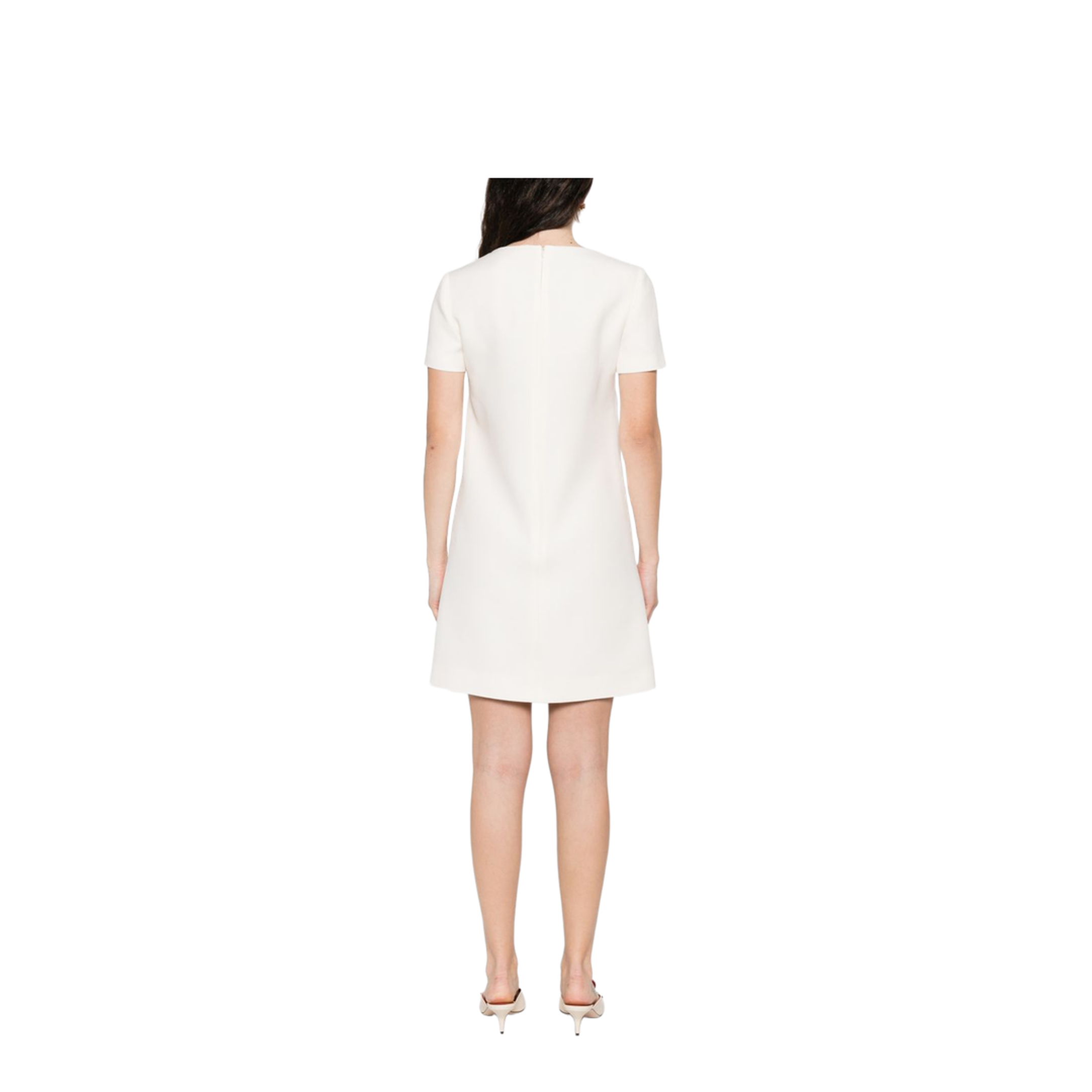 Wool And Silk Blend Short Dress - Image 5