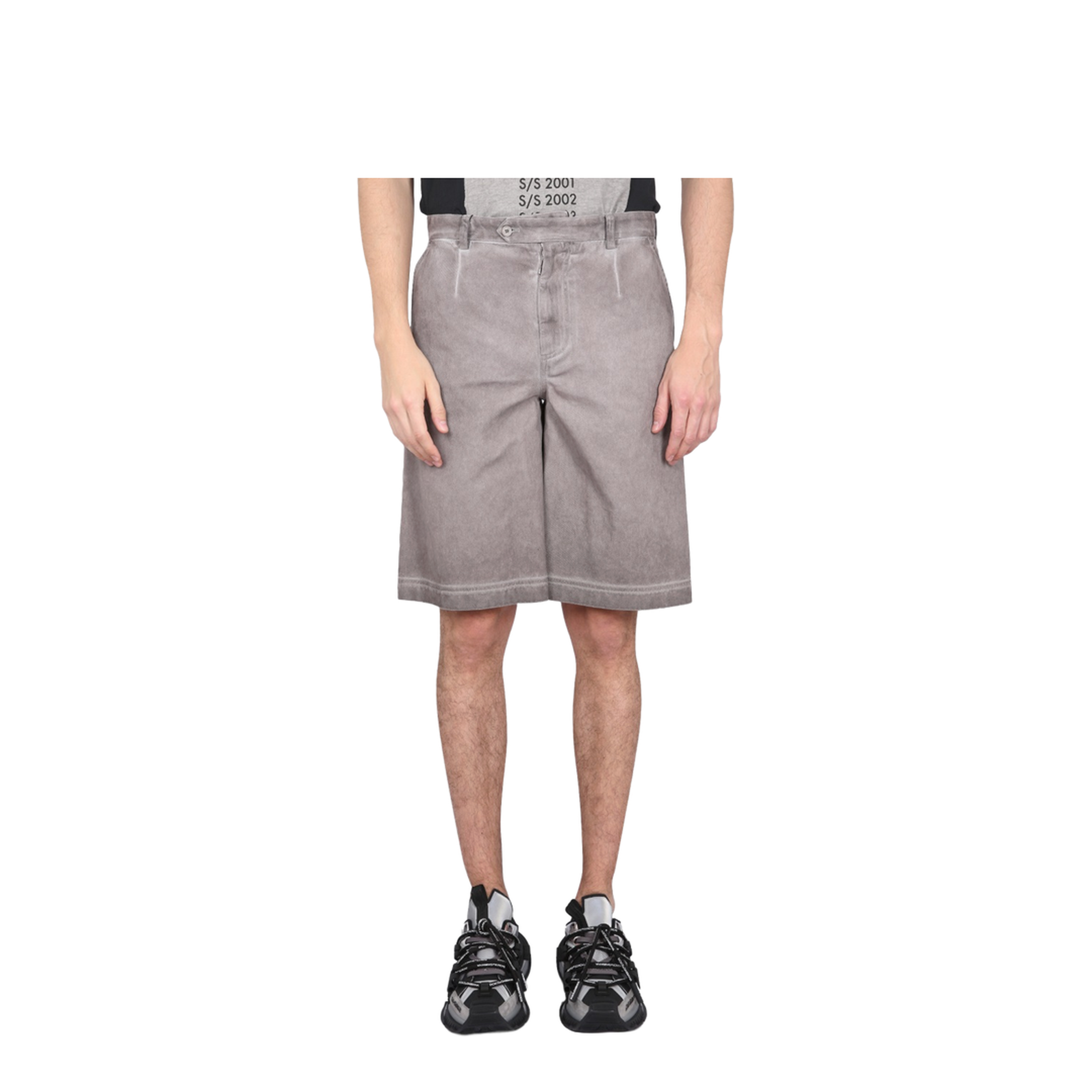Bermuda Shorts with Logo Plaque - Image 1
