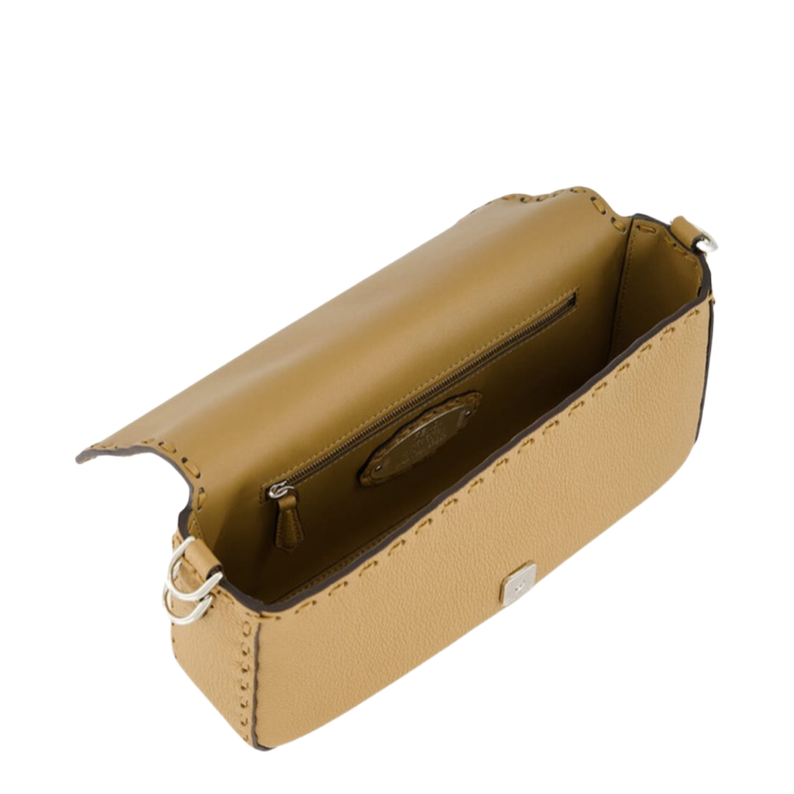 Fendi Ff Plaque Foldover-top Shoulder Bag - Image 5