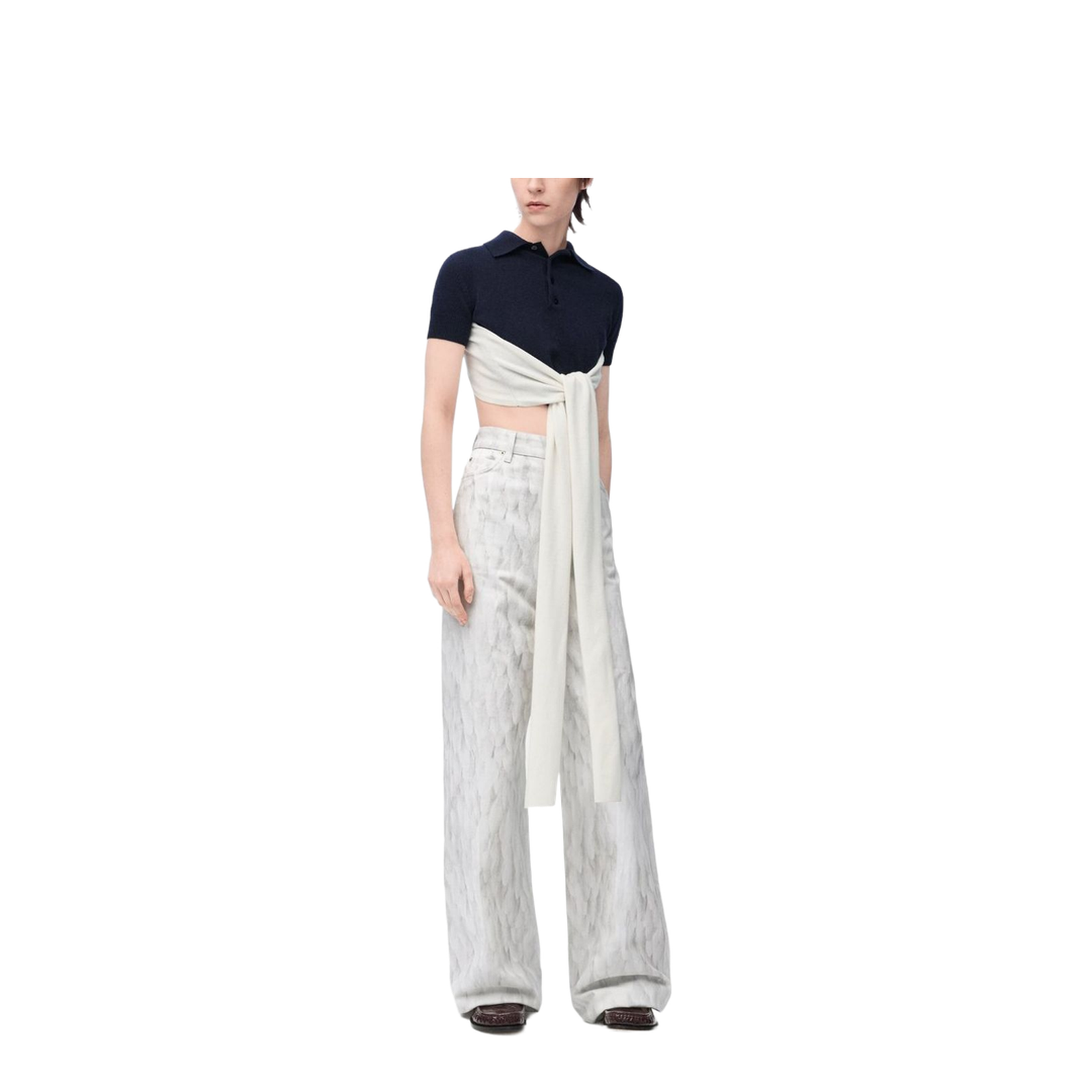 Wool and Cashmere Polo Shirt - Image 6