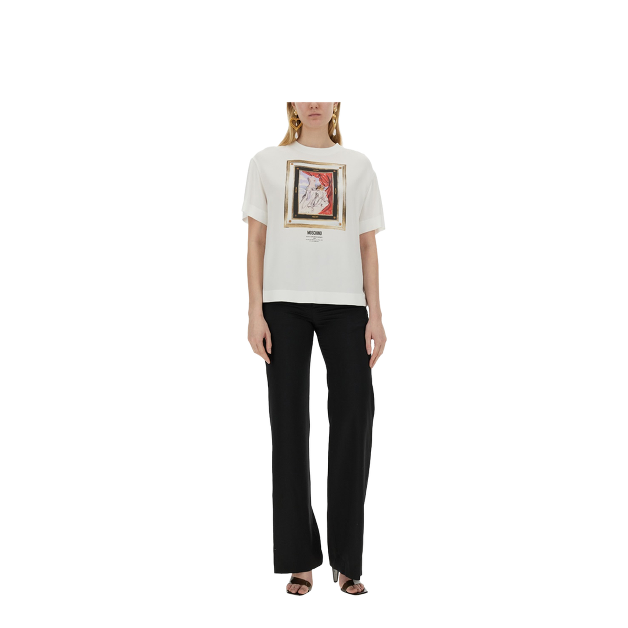 ENVER SATIN BLOUSE STILL LIFE WITH HEART - Image 2