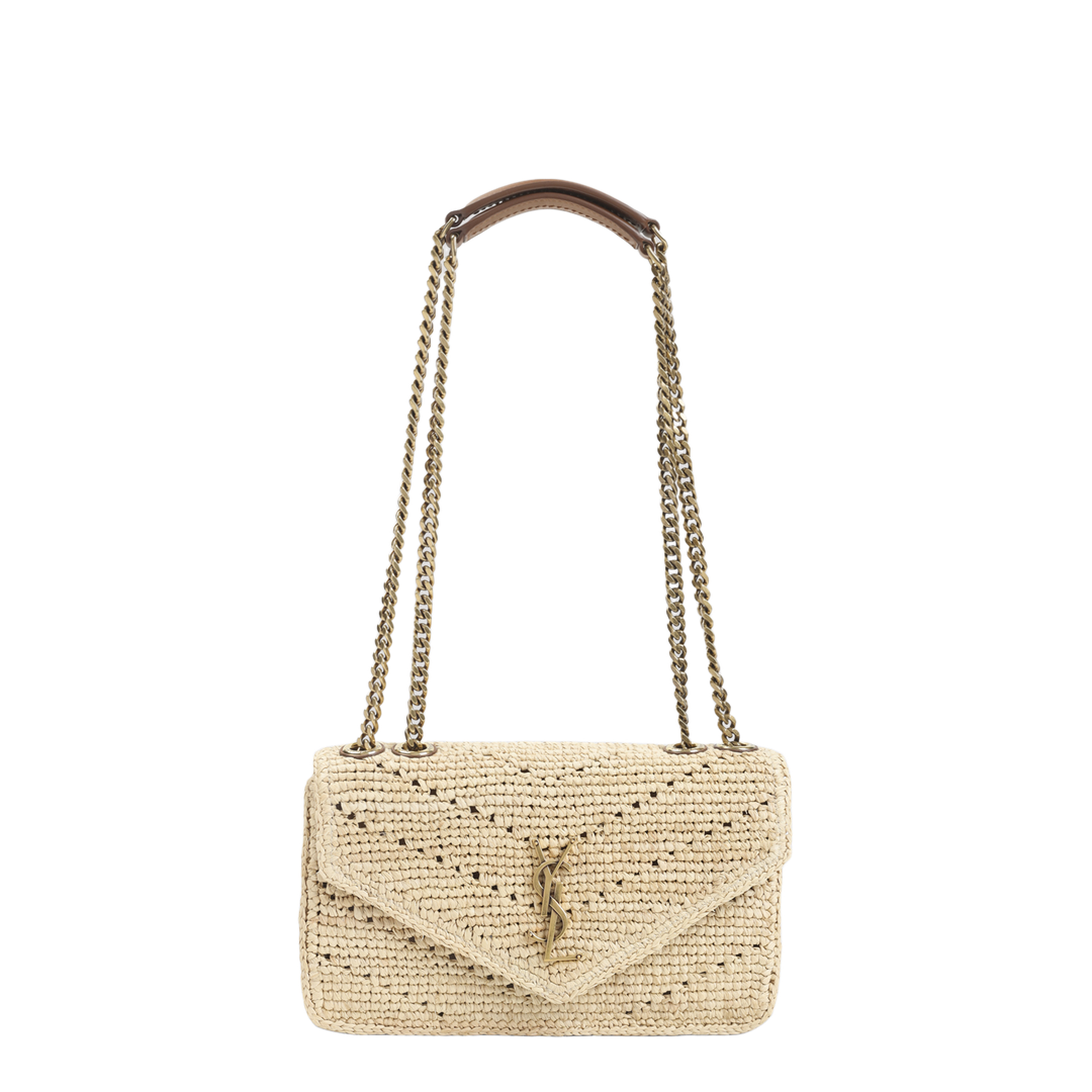 Crochet Raffia Chain Bag - Image 3