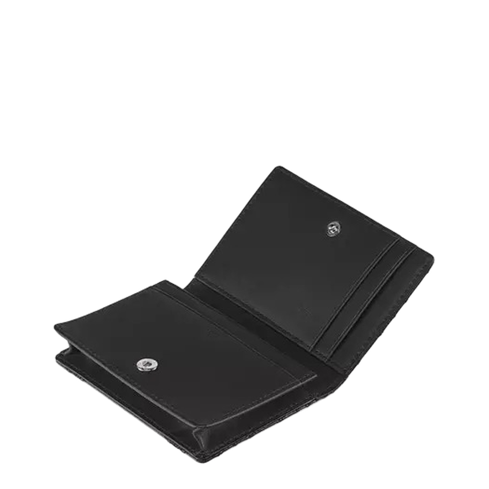 Travia Quilted Card Wallet in Crushed Leather - Image 3