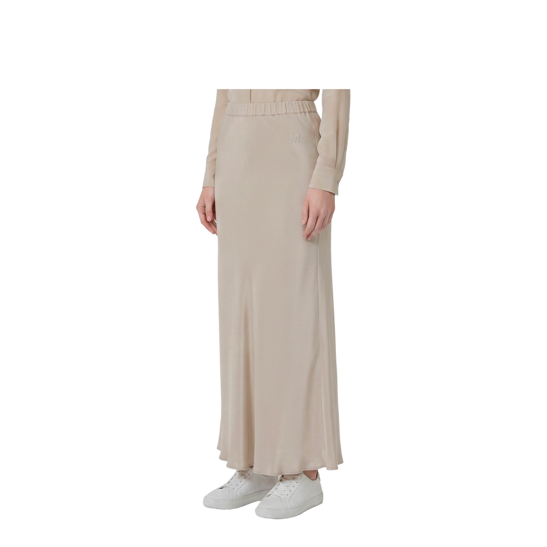 Long Sospiro Silk Skirt - Image 3