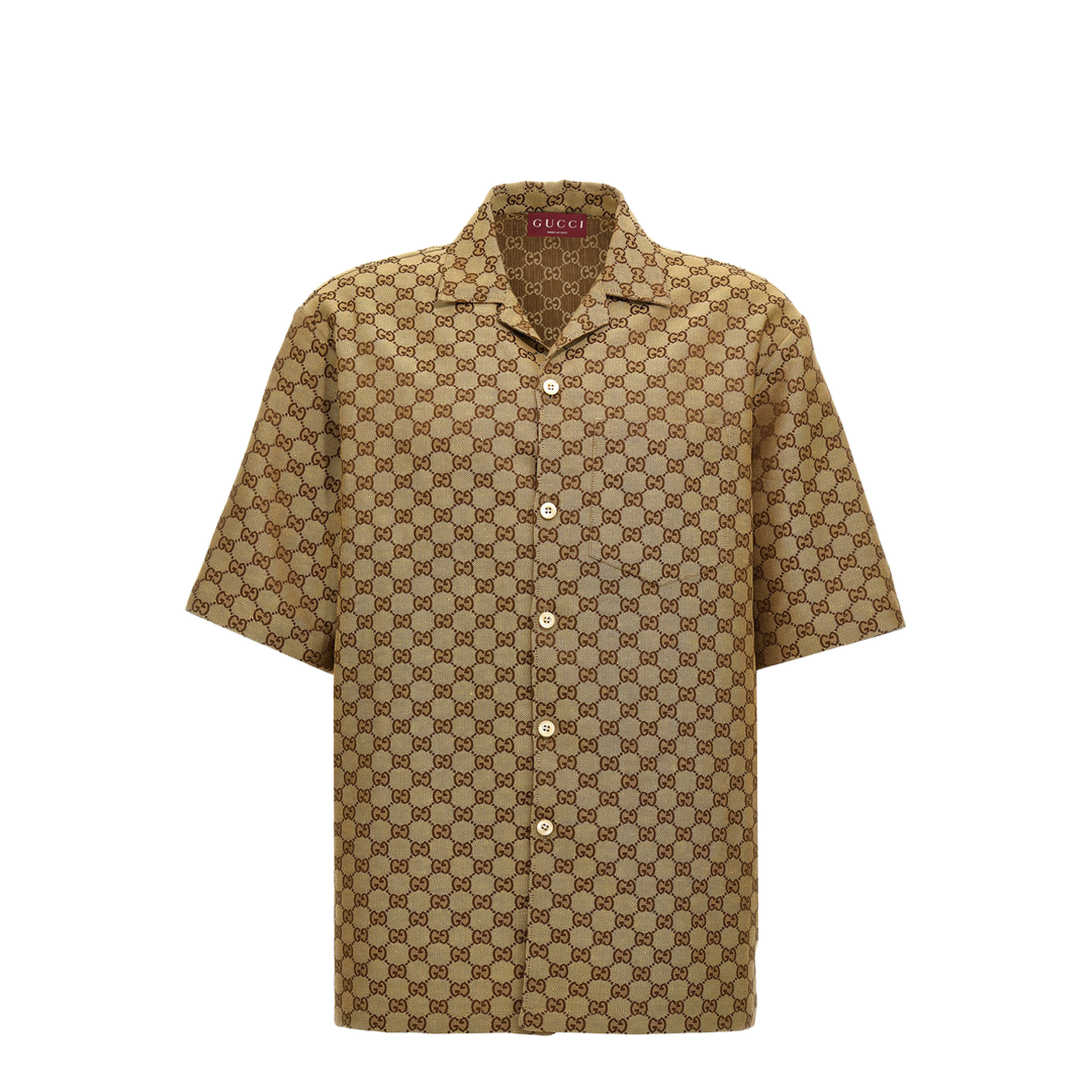 GG Linen Blend Shirt - Image 1