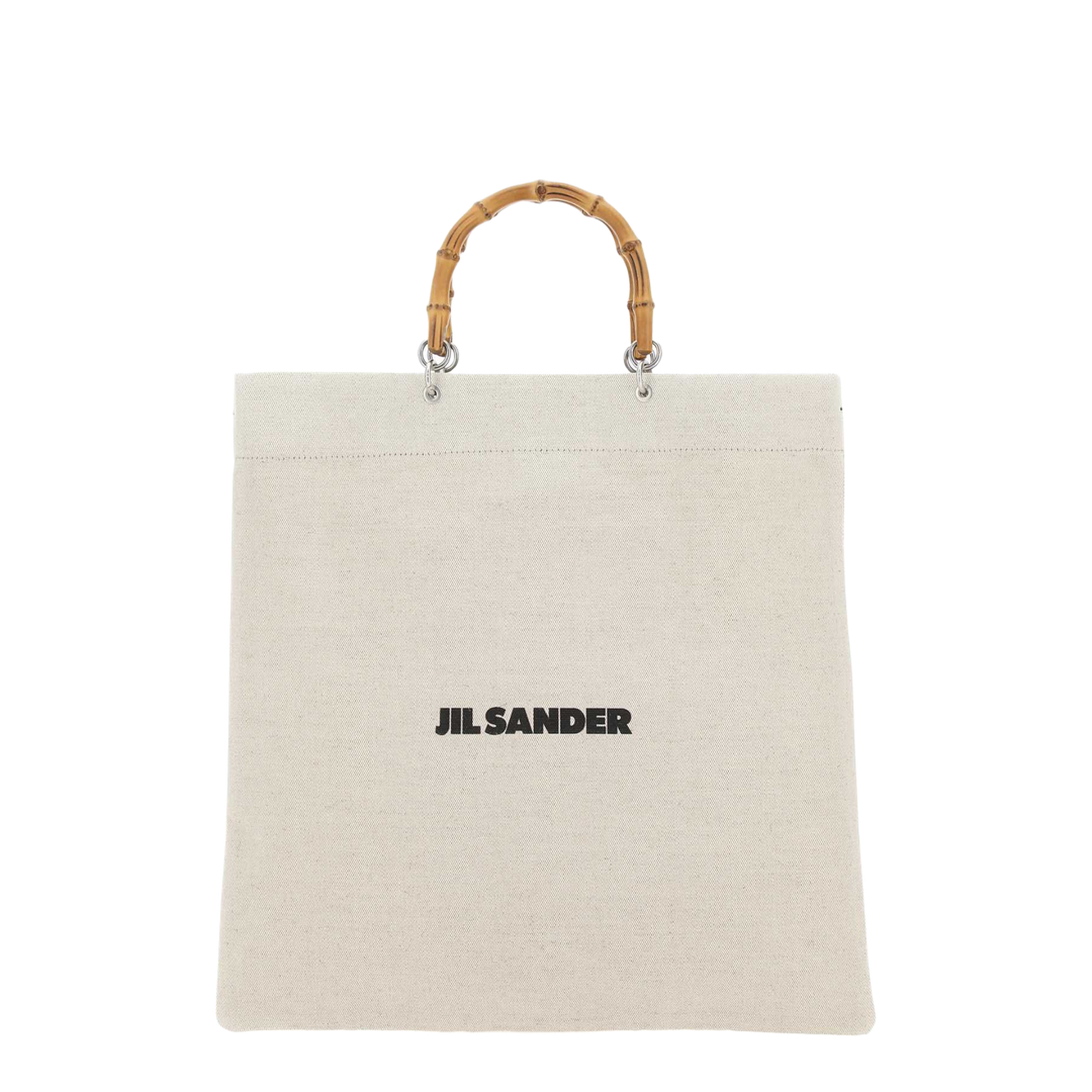 Canvas Handbag - Beige - Image 1