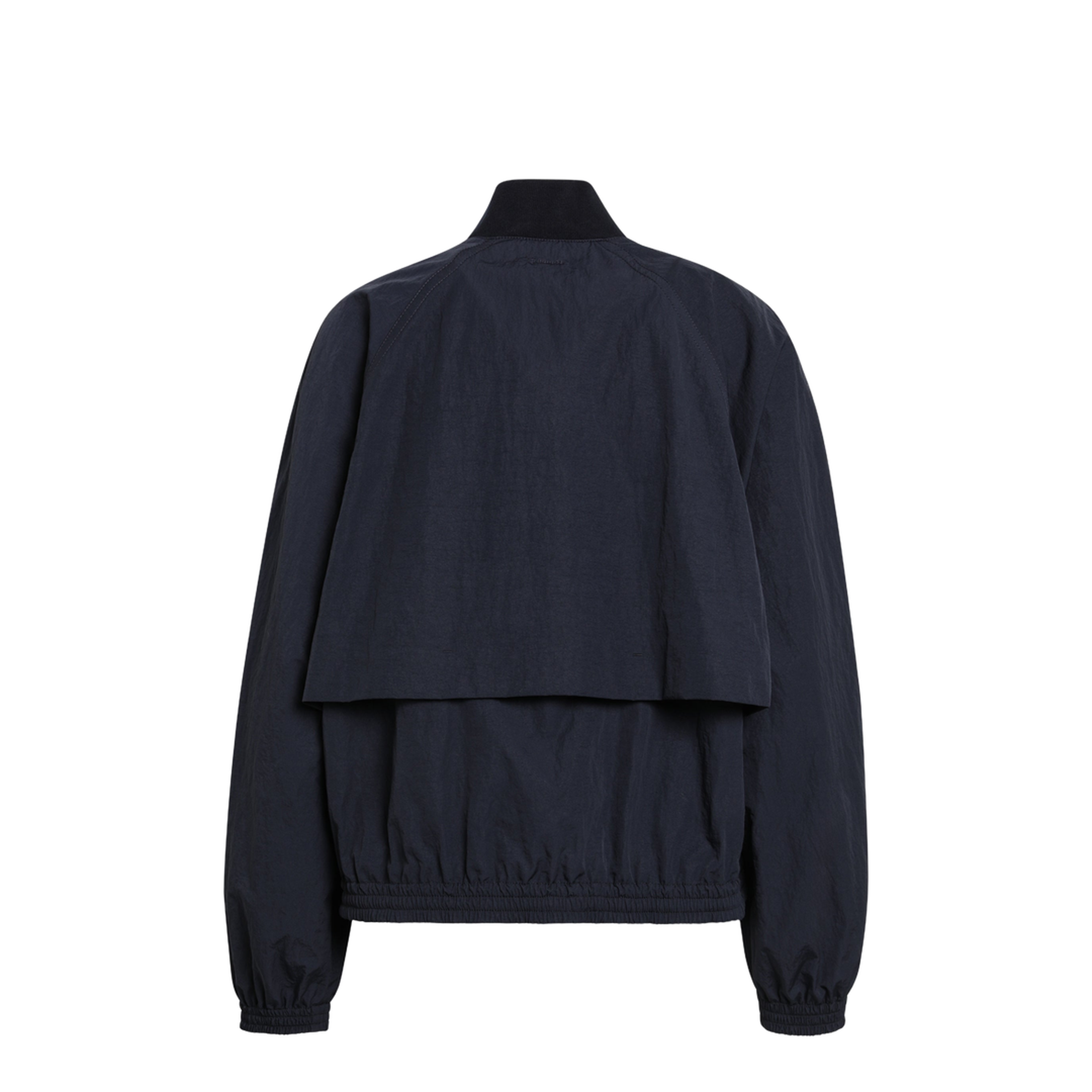 Blue Zip-Up Nylon Jacket - Image 2