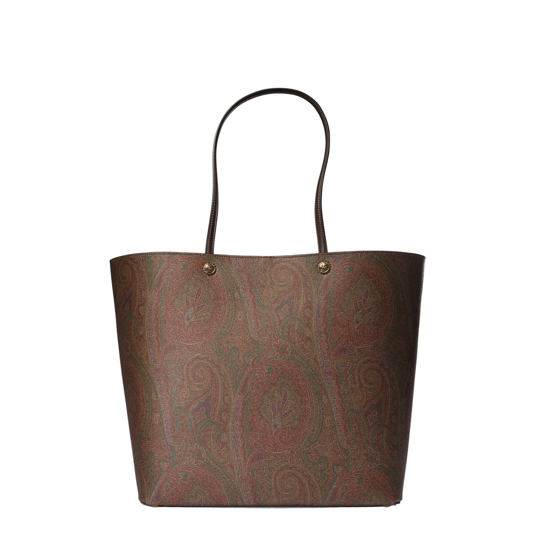 Essential Maxi Jacquard Tote Bag - Brown - Image 3