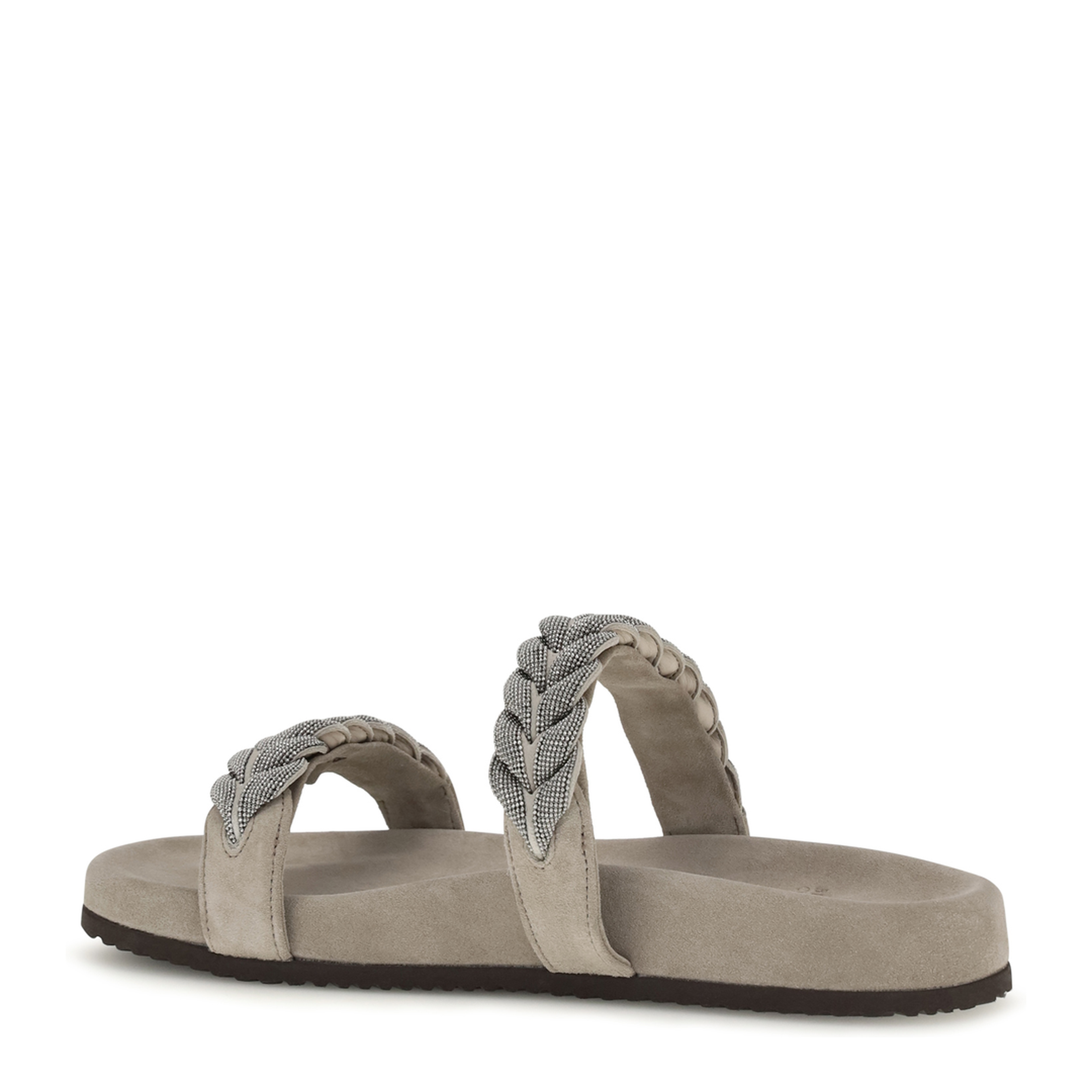 Laurel leaf monili-embellished Slides - Image 3