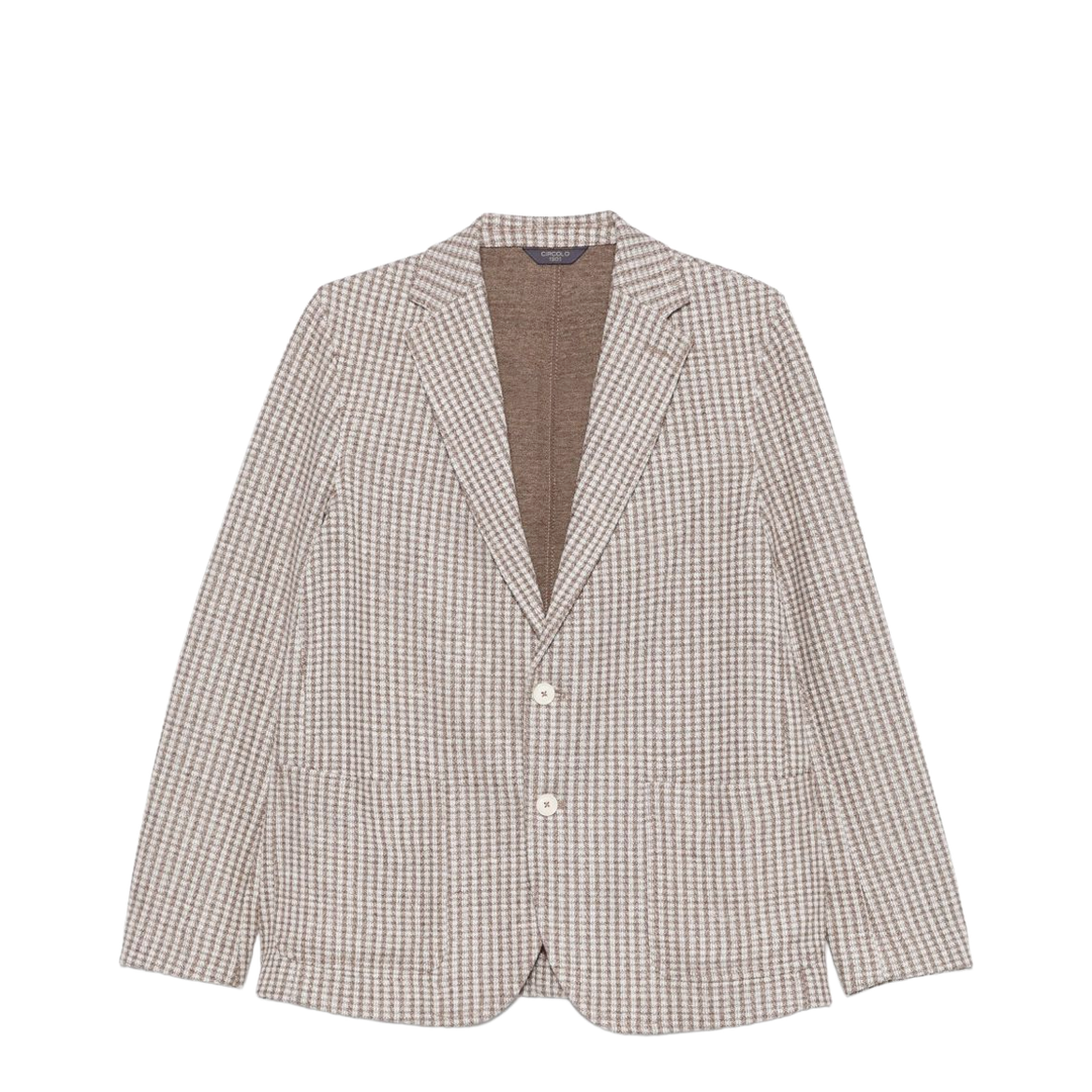 Cotton and linen blend jacket - Image 1