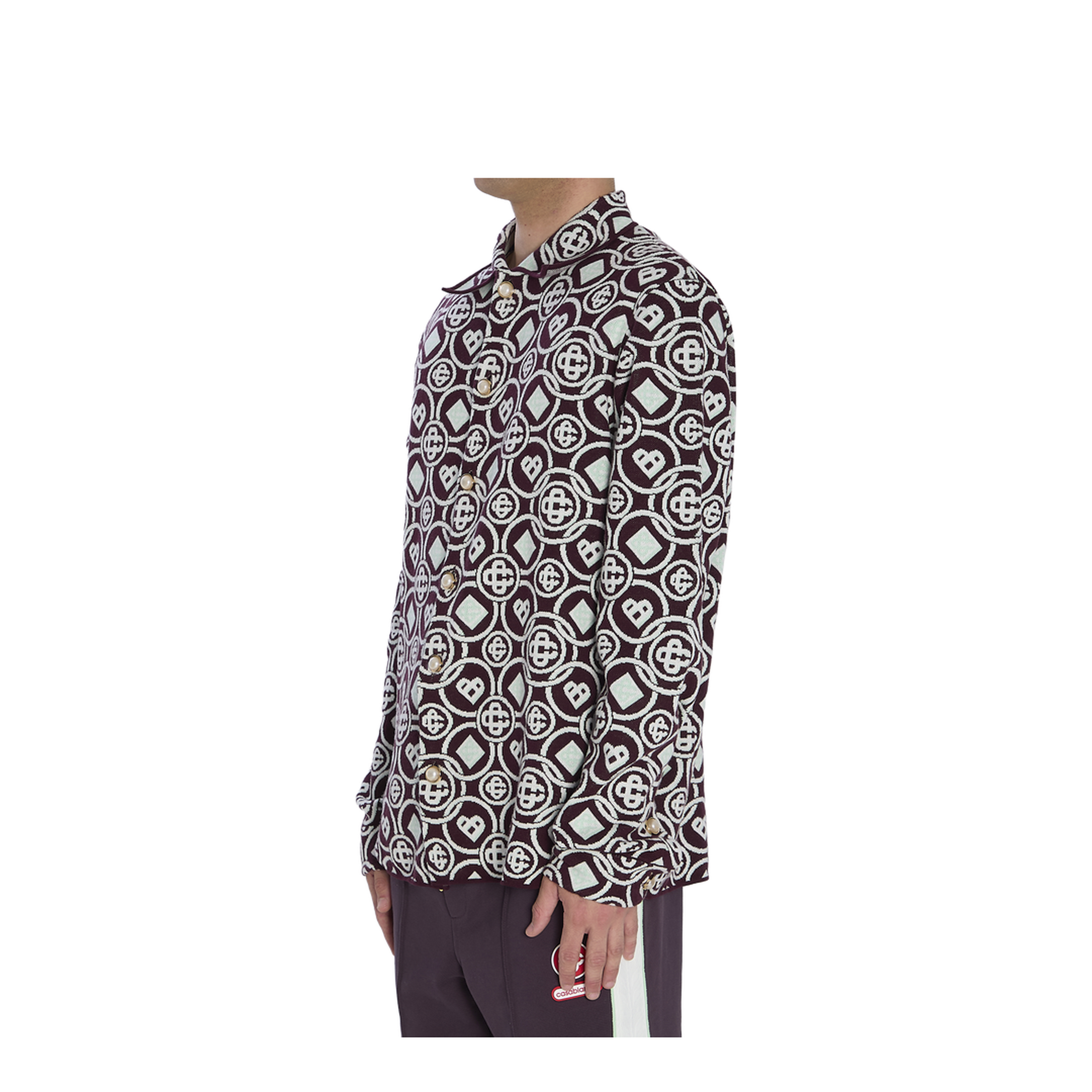 Monogram-Patterned Overshirt - Image 2