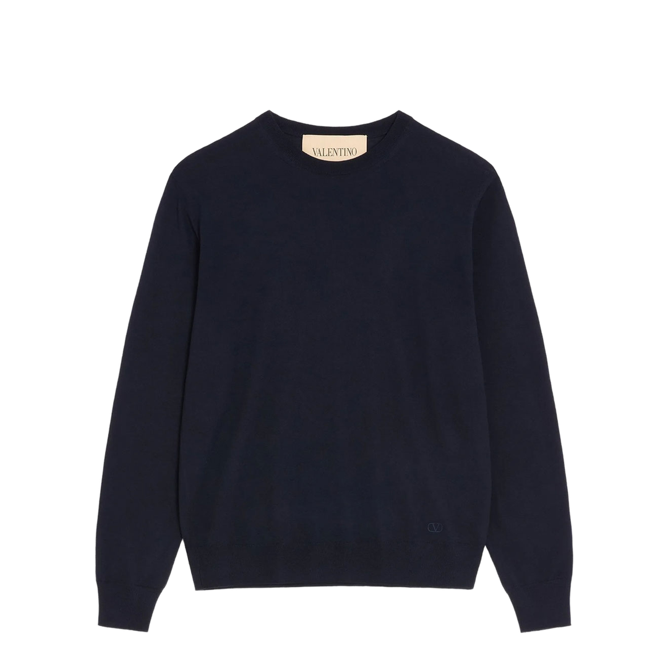 Wool Jumper with Vlogo Embroidery - Image 7