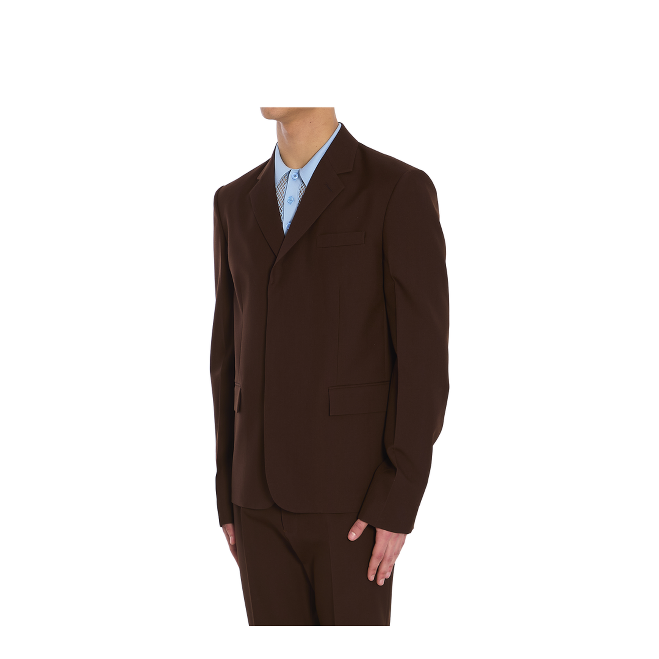 Wool Twill Single-Breasted Jacket - Image 2