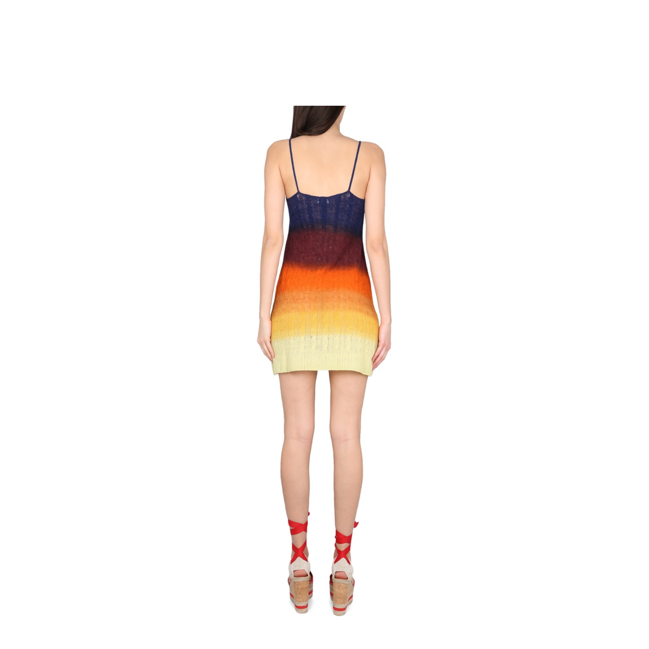 Shaded Braided Wool Mini Dress - Image 3