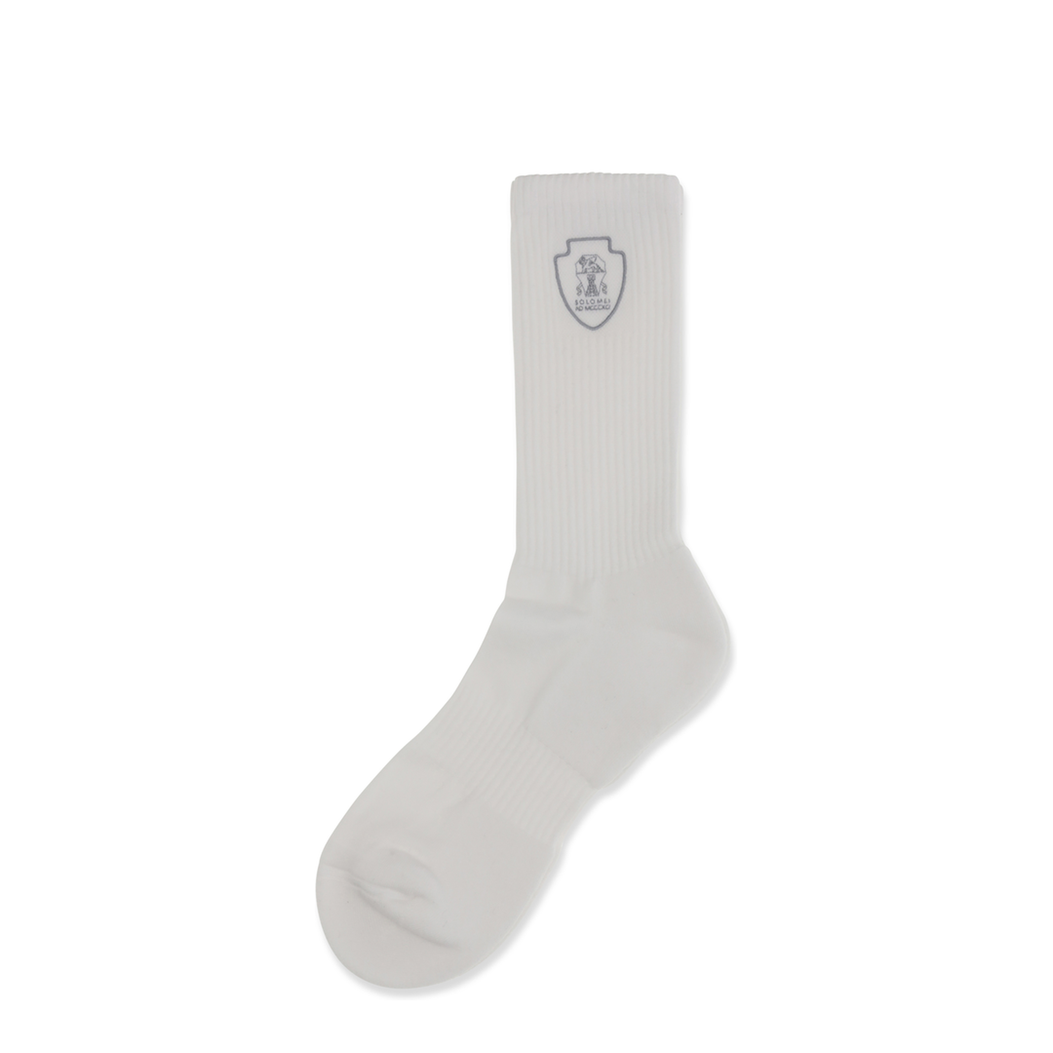 Ribbed Cotton Knit Socks - Image 1