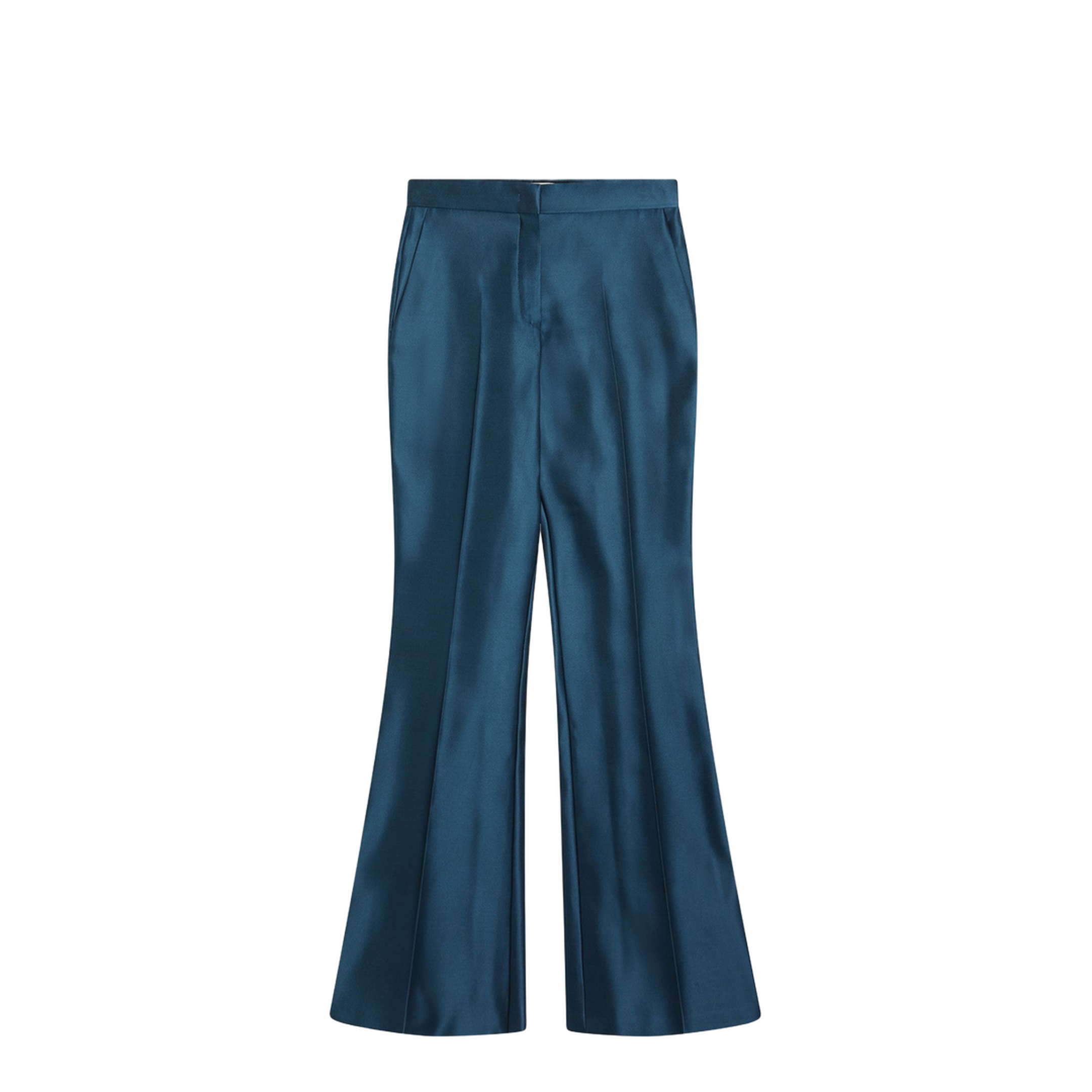 Trousers Silk Blue - Image 1
