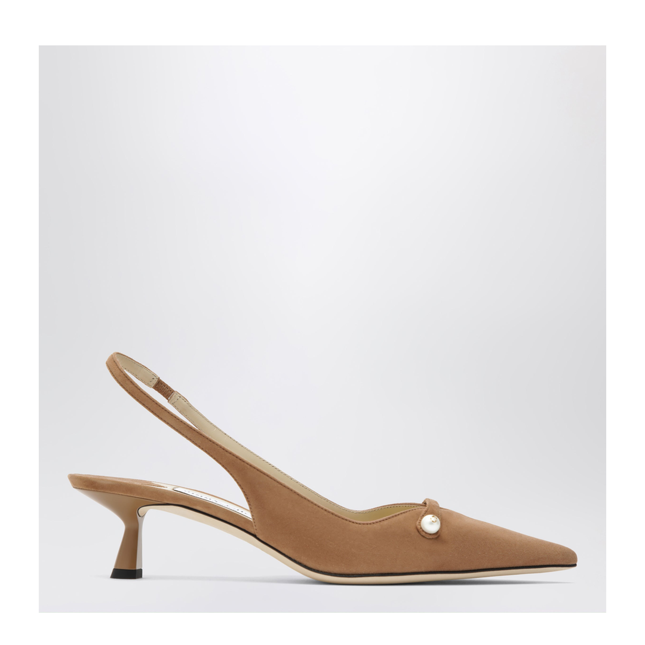 Slingbacks in Toffee Suede - Image 1