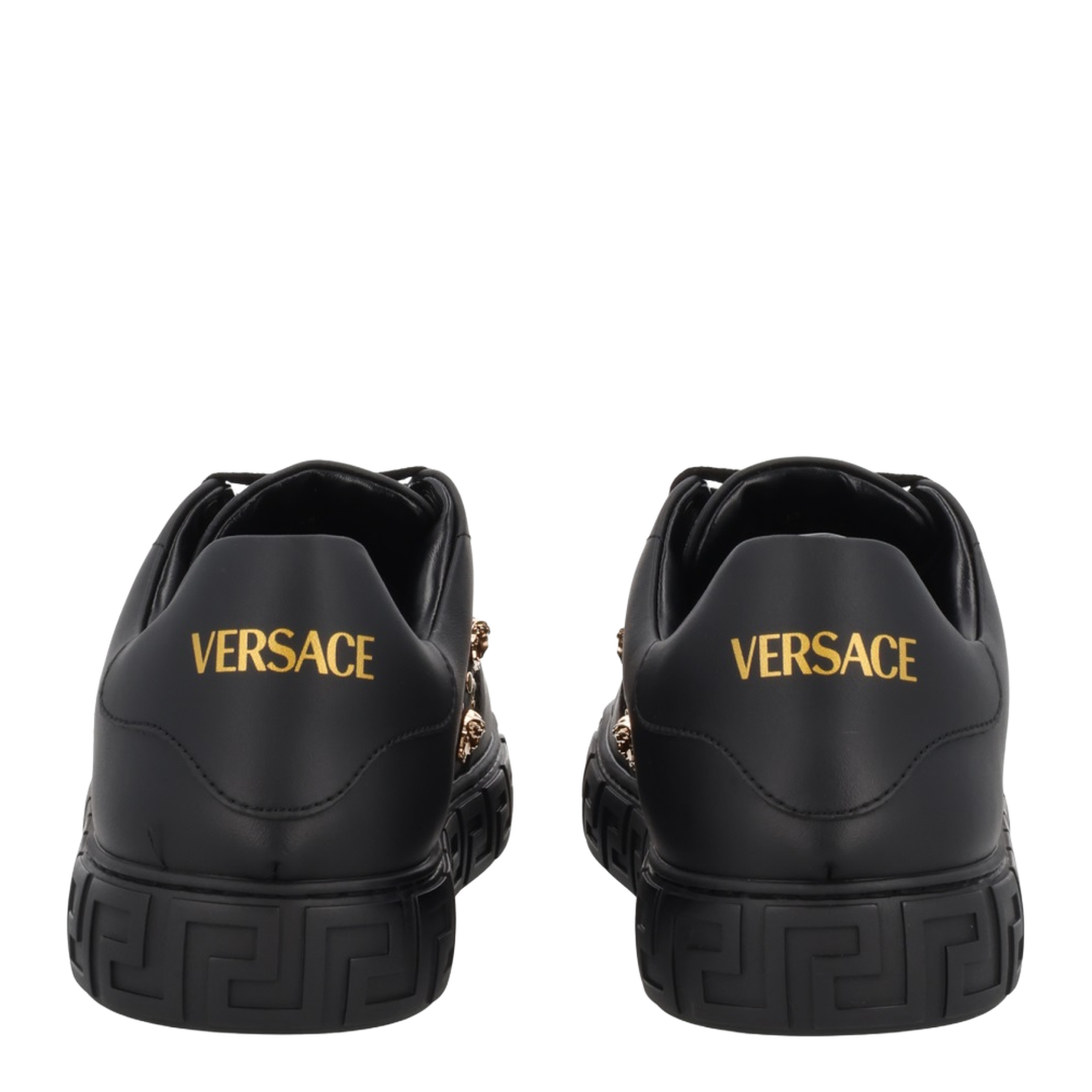 Black Leather Sneakers - Image 4