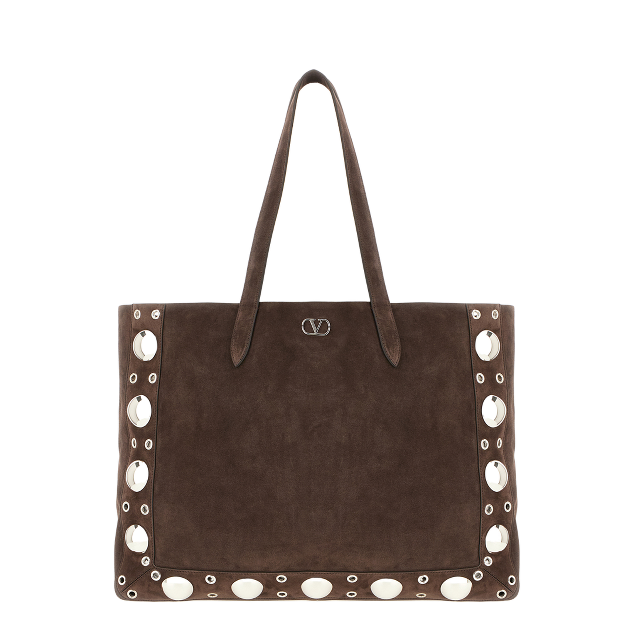 Nellcôte Suede Tote - Dark Brown - Image 3