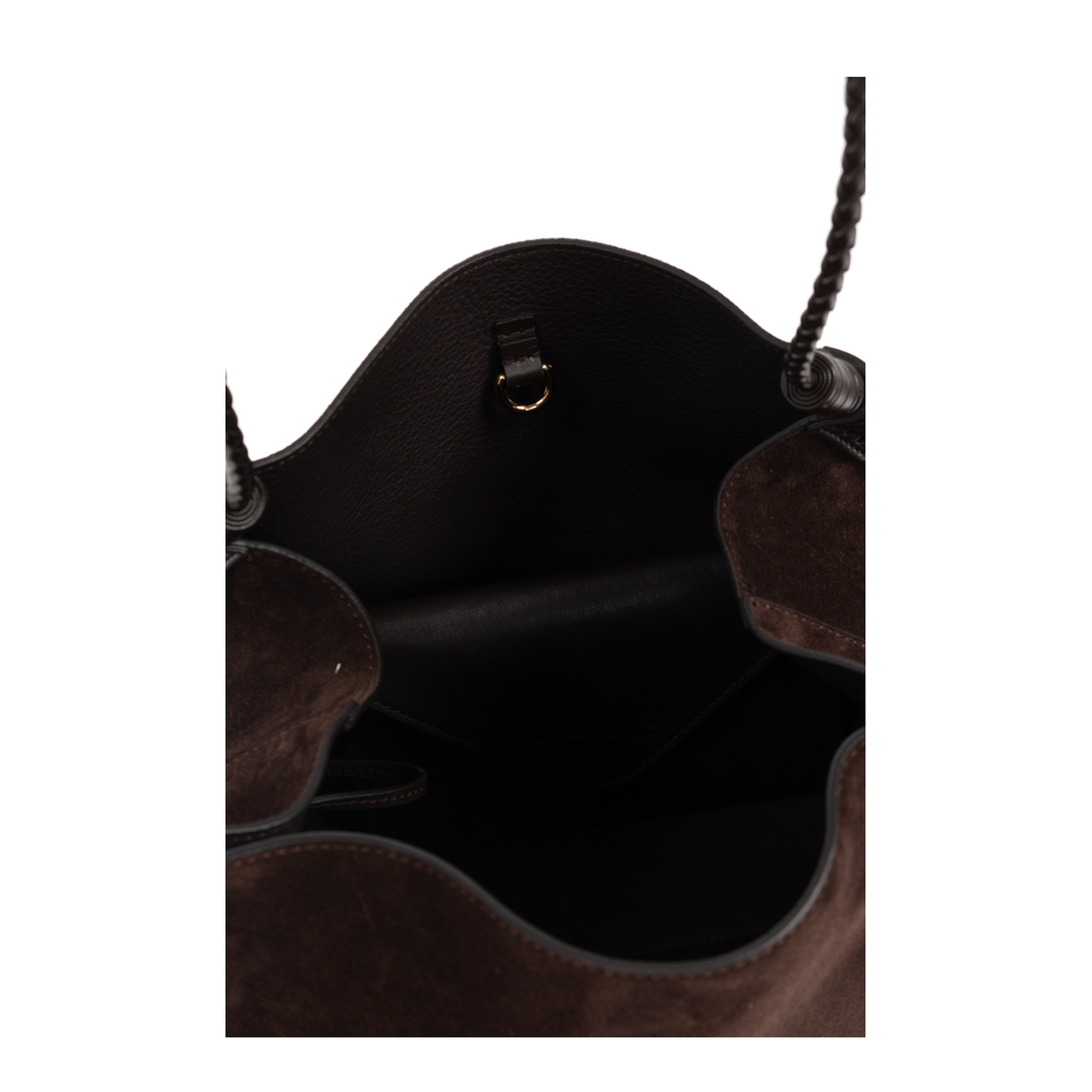 Small Libra Tote Bag in Suede - Image 5