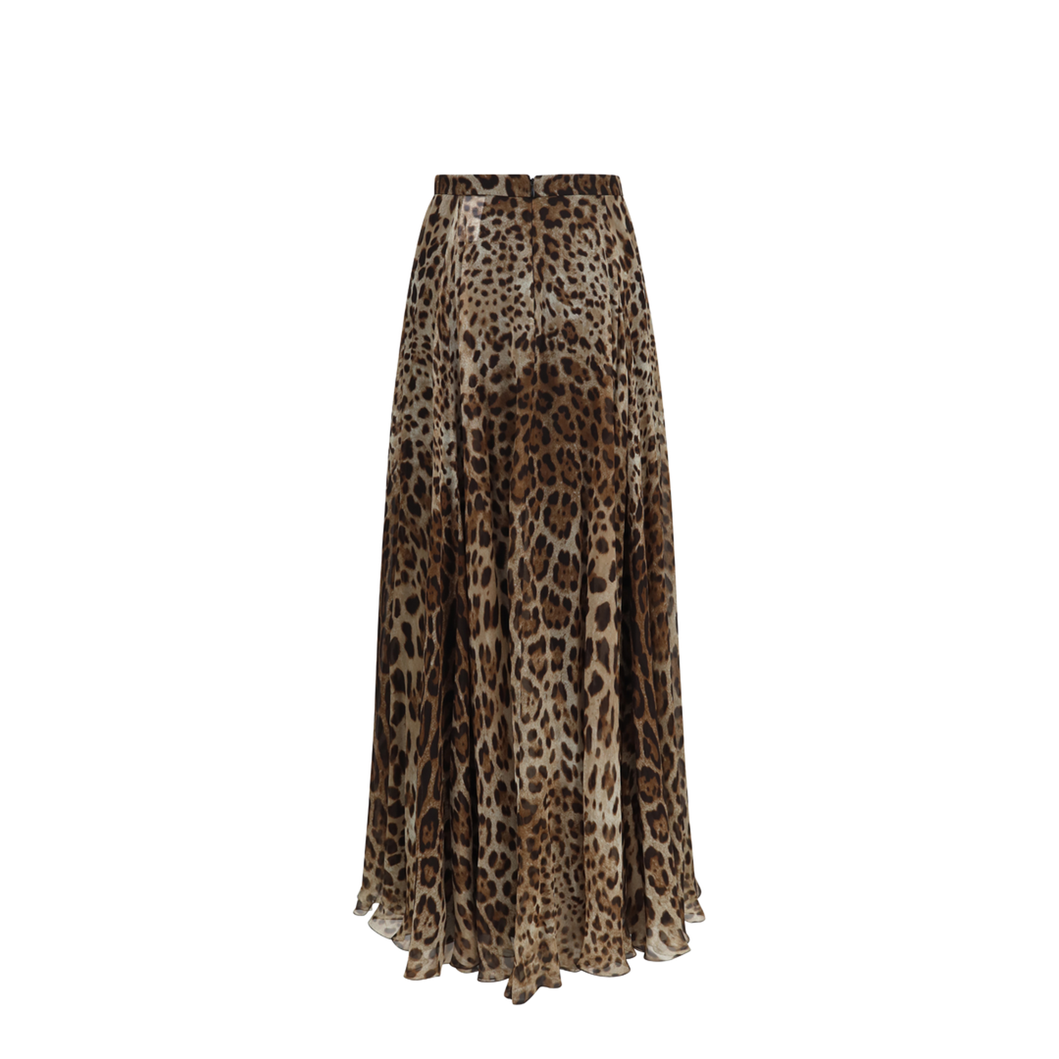 Leopard-print chiffon Skirt - Image 2
