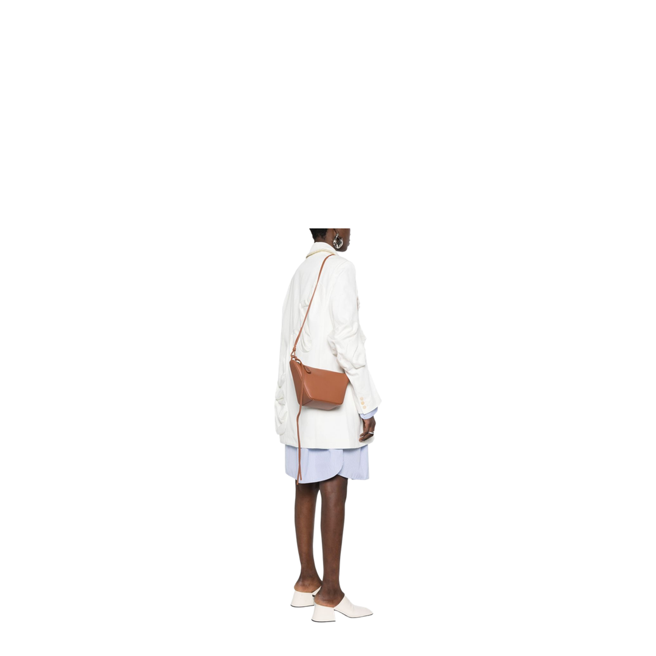 Hammock Mini Calfskin Shoulder Bag - Tan - Image 3