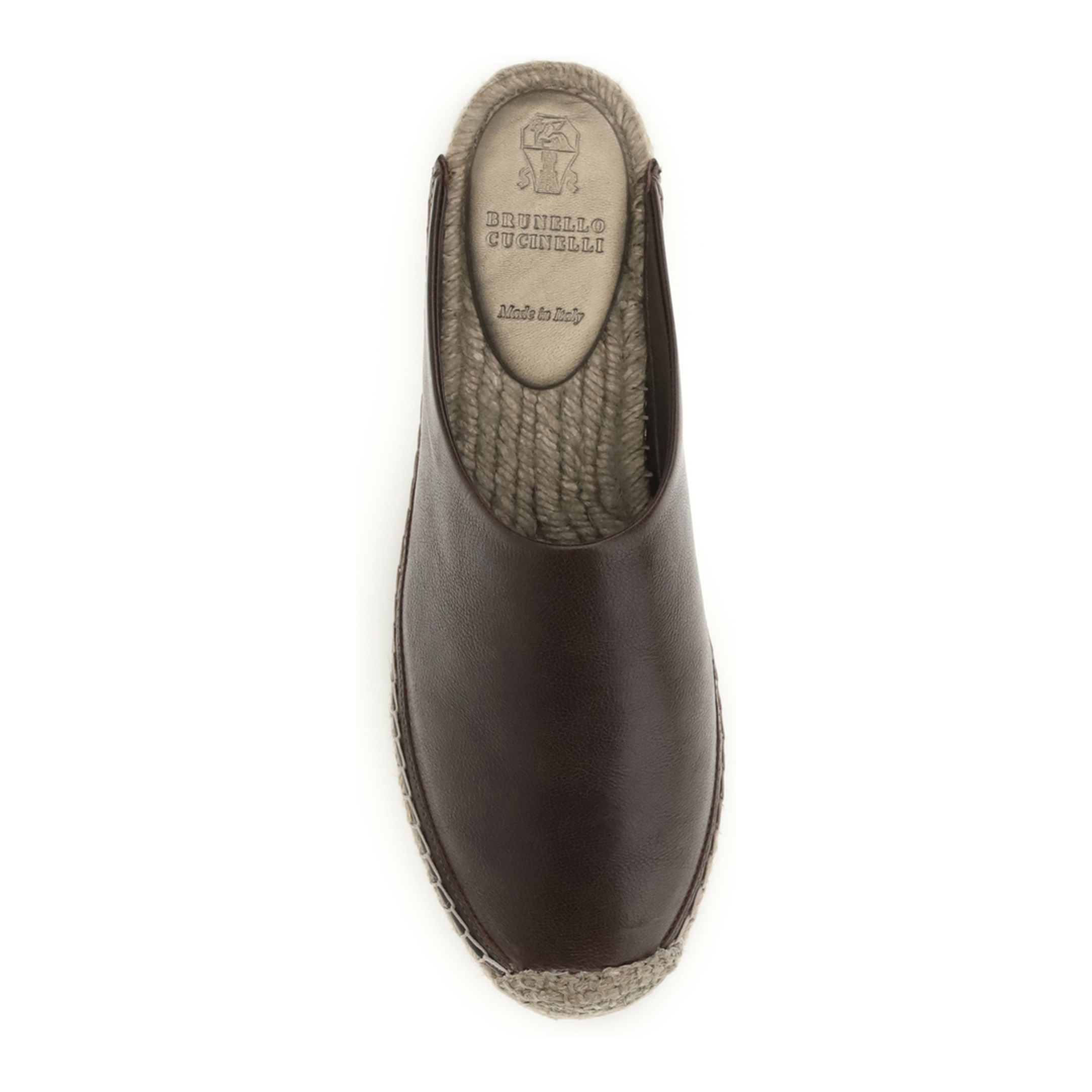 Leather Espadrilles Mules - Image 4