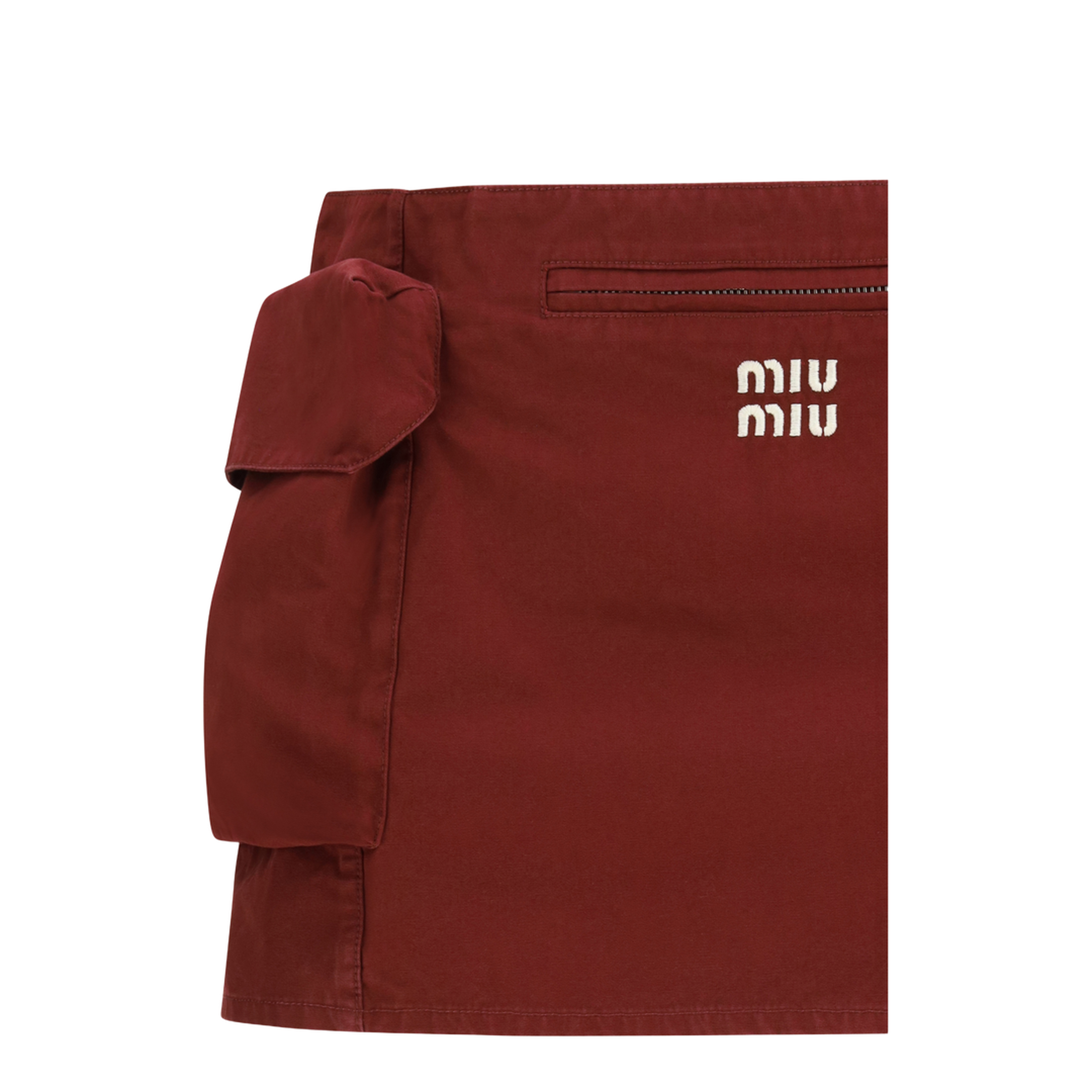 Cotton Mini Skirt - Image 3