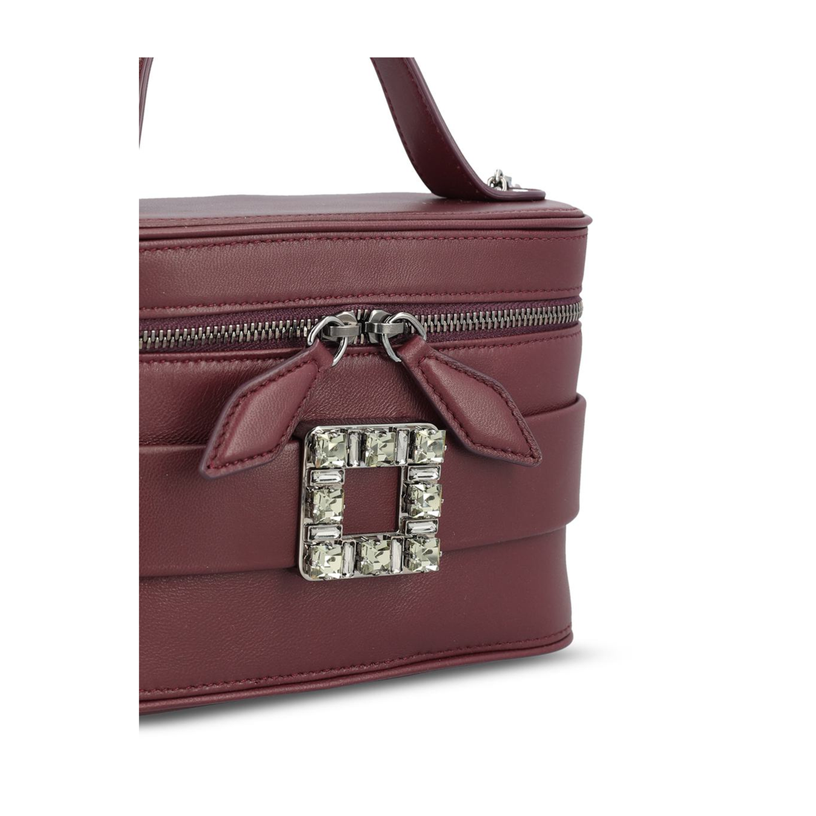 Vanity Très Vivier Micro Bag Leather Red - Image 4