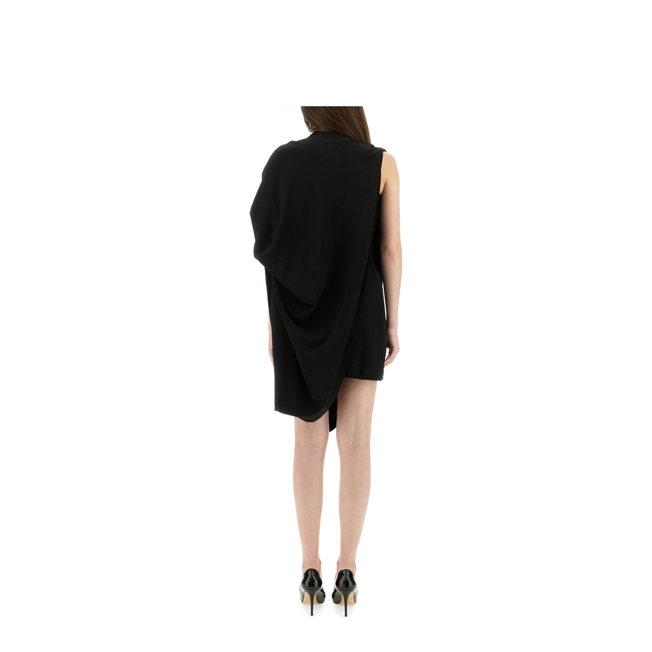 Draped Dress With Piercings - Image 3