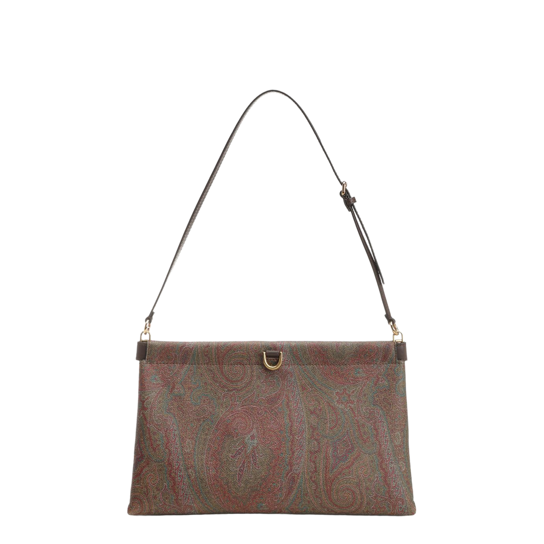 Talk M Paisley Jacquard Clutch - Brown - Image 3