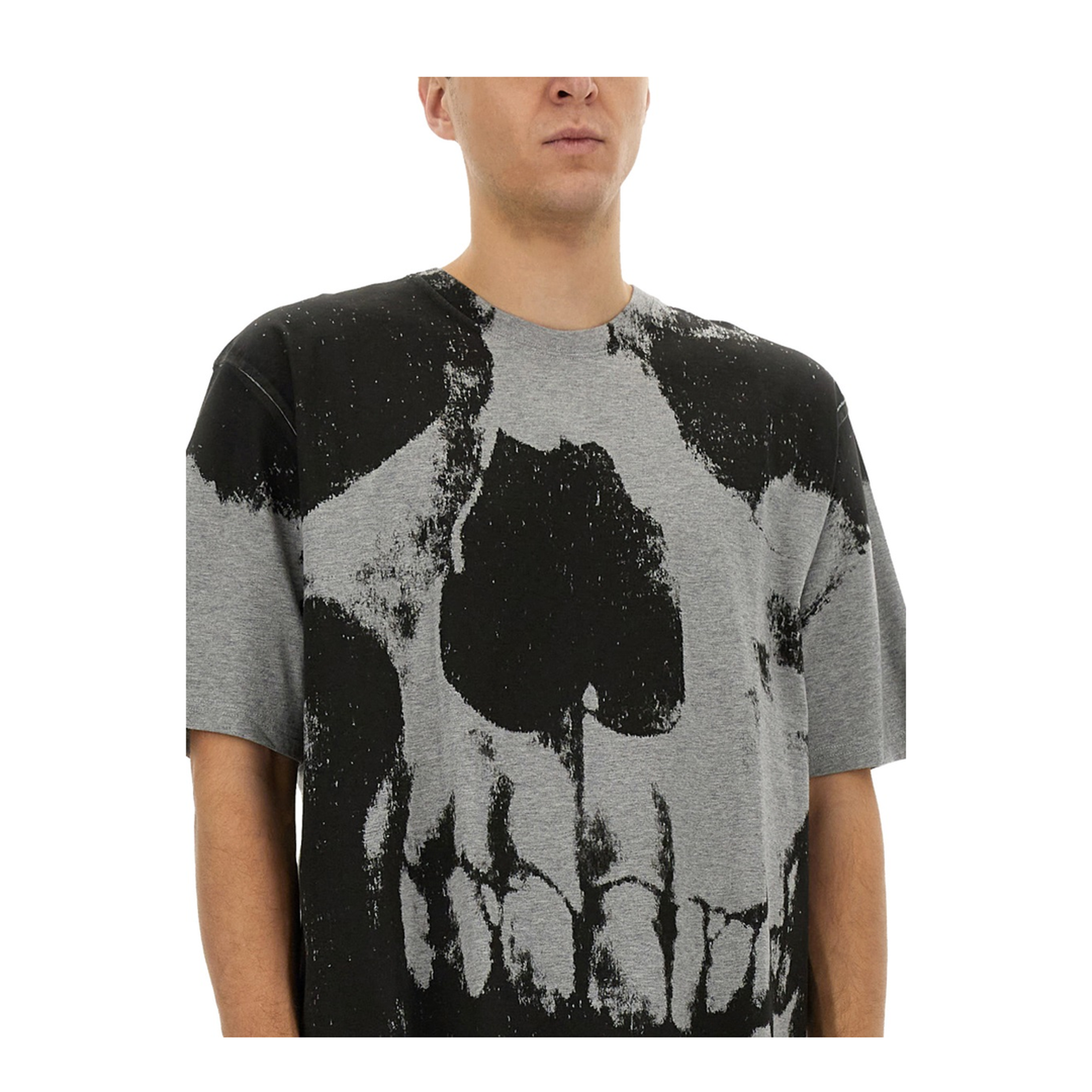 Grey Skull T-Shirt - Image 4