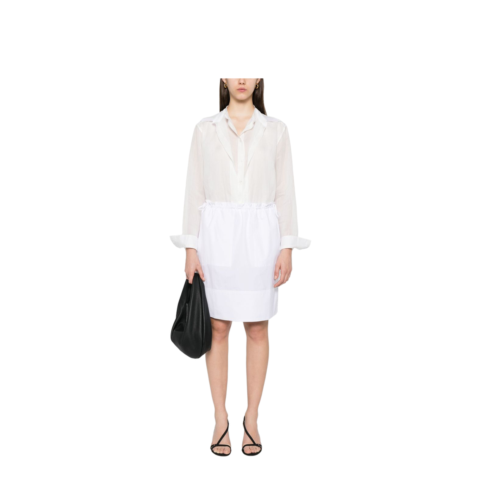 White Double Collar Shirt - Image 3