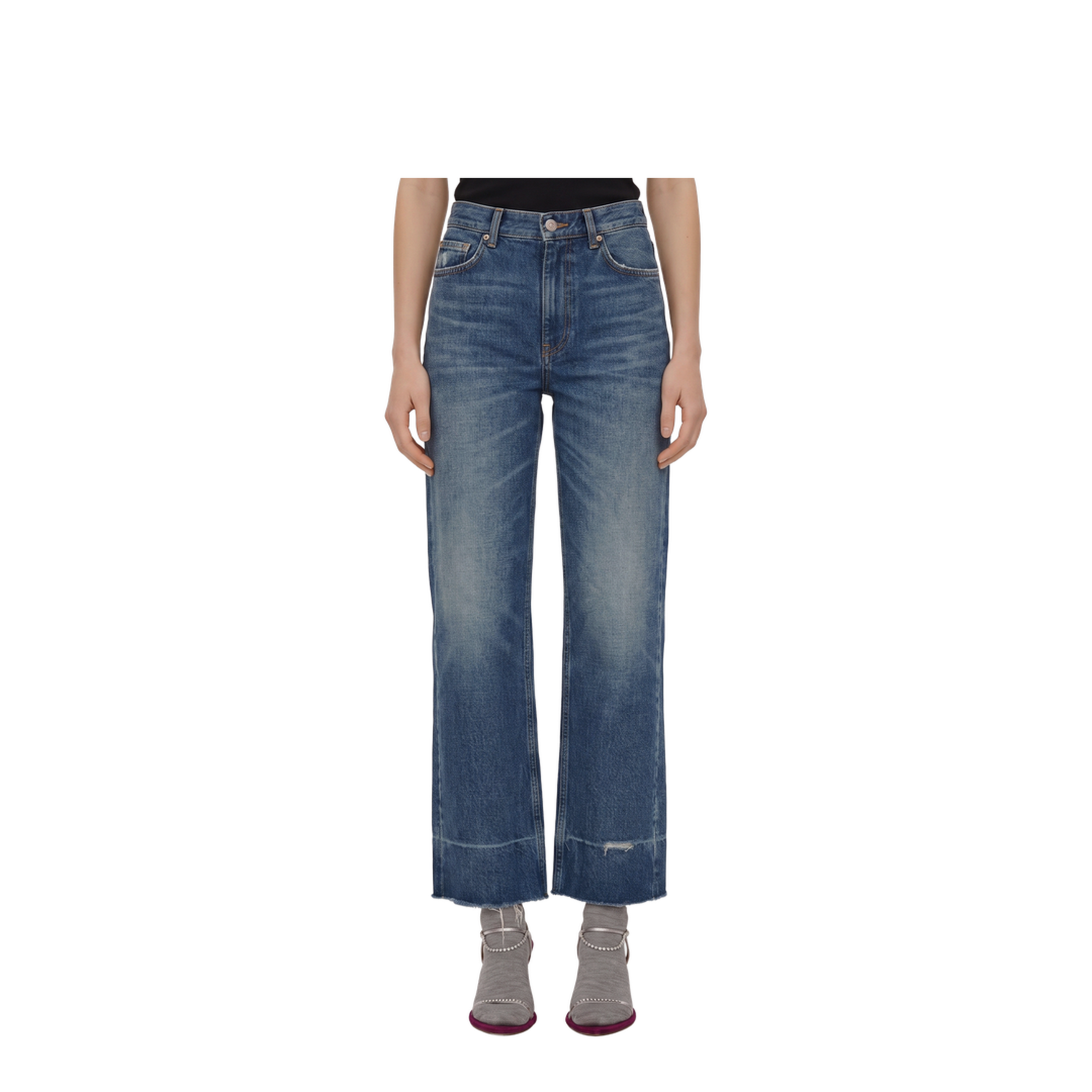 Bootcut Denim Jeans - Image 1