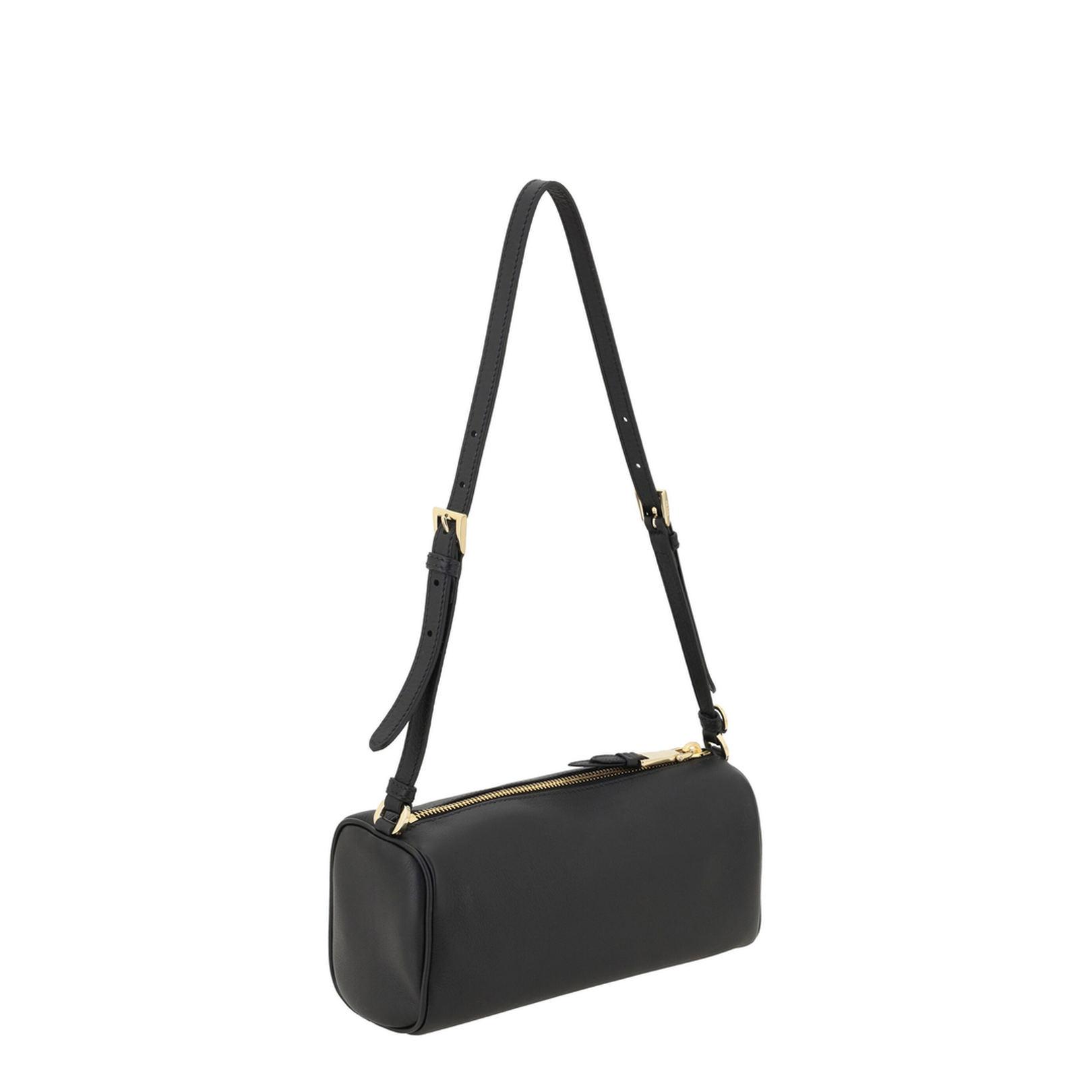 Mini Soft Grain Shoulder Bag - Black - Image 2