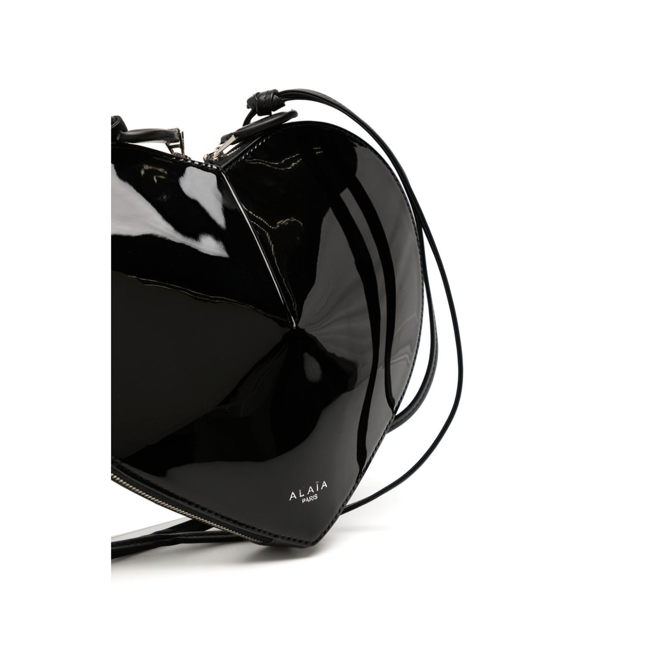 Le Cœur Calfskin Crossbody Bag - Black - Image 2